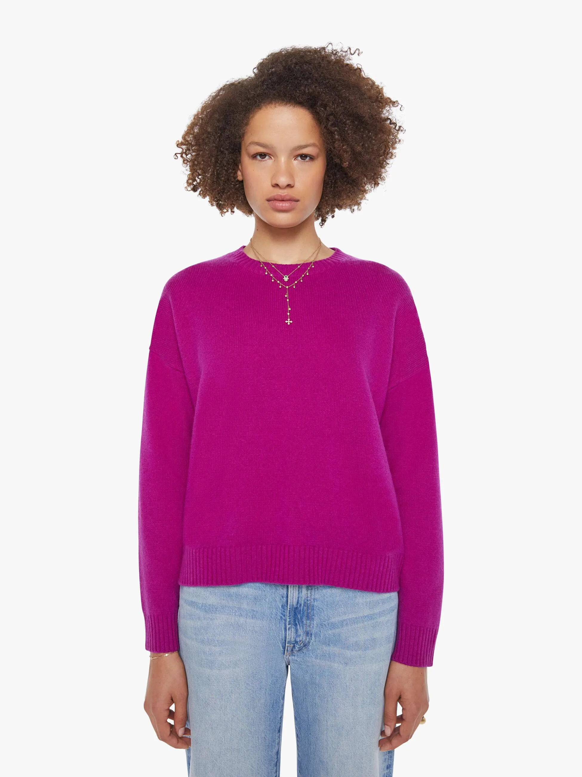 XiRENA Lela Sweater - Electric Violet sold by MOTHER product image thumbnail 2