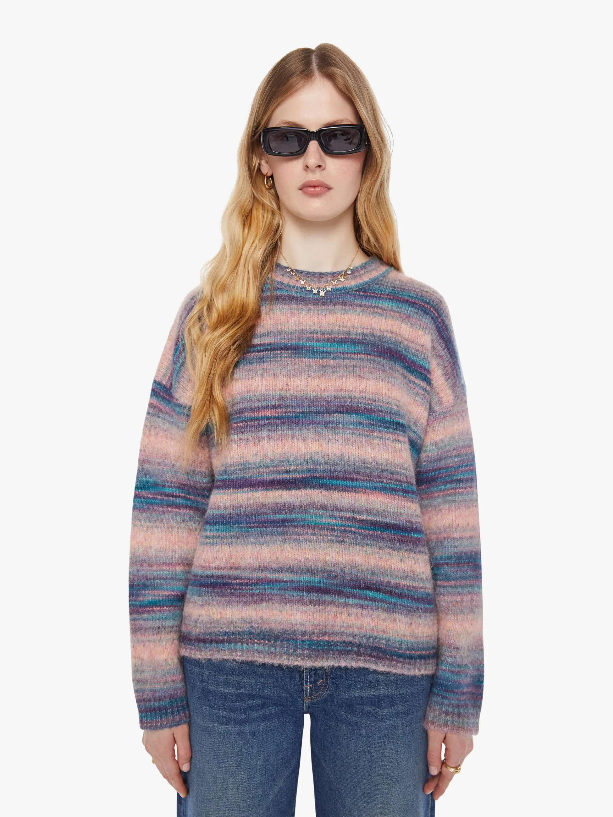 XiRENA Anders Sweater - Pink Ombre sold by MOTHER