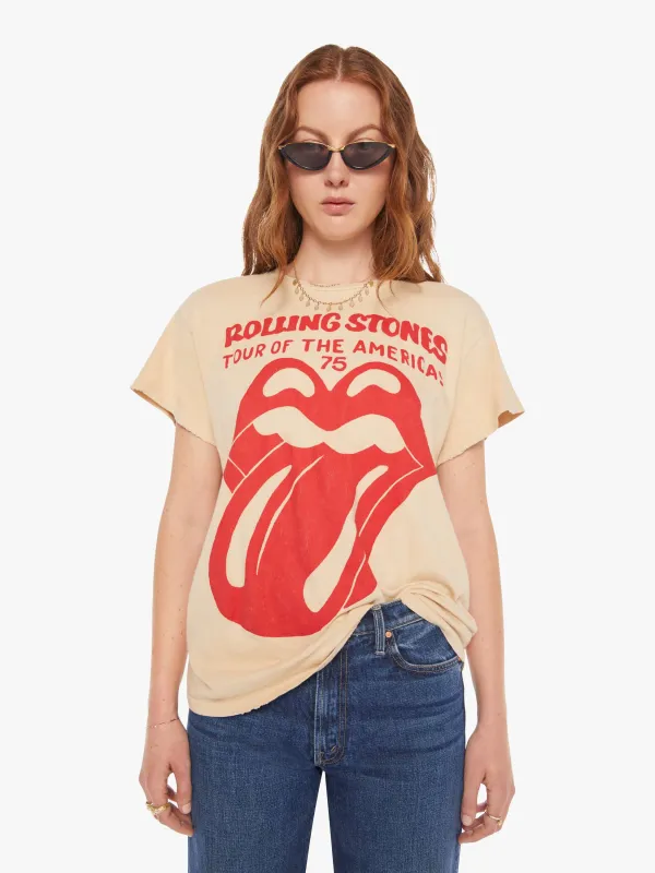 MadeWorn Rolling Stones Tee - Tea Stained sold by MOTHER