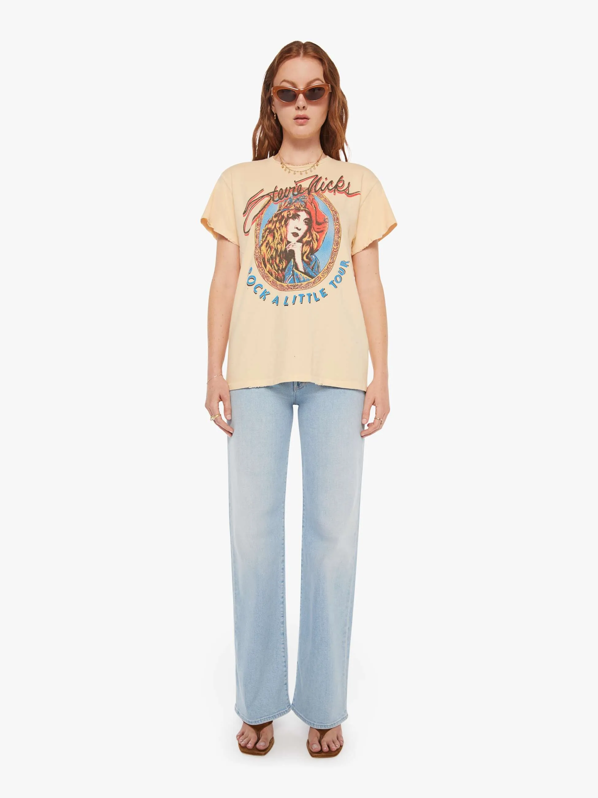 MadeWorn Stevie Nicks Tee - Sun Bleached sold by MOTHER product image thumbnail 4