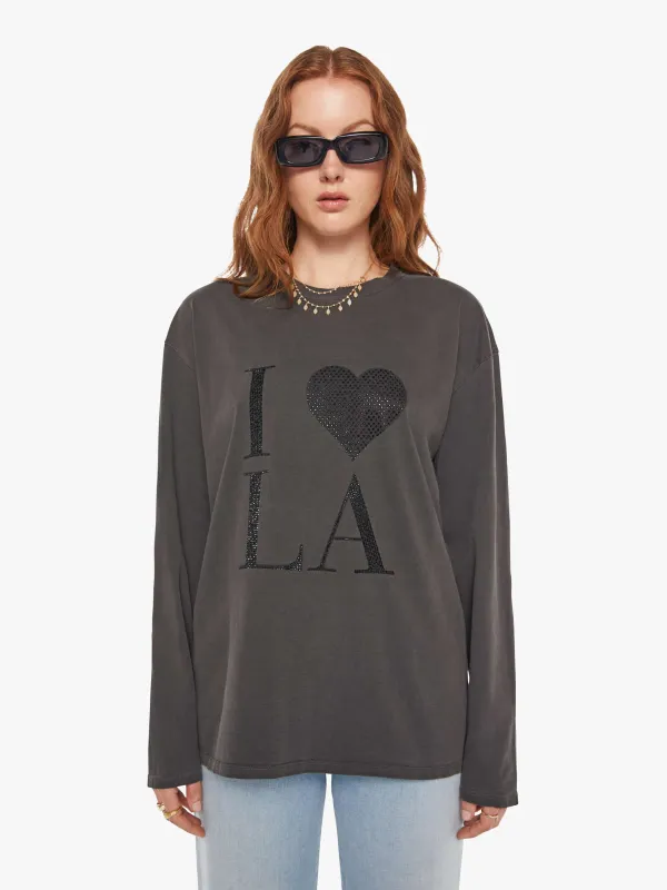 SPRWMN I Love LA Sweatshirt - Vintage Black sold by MOTHER