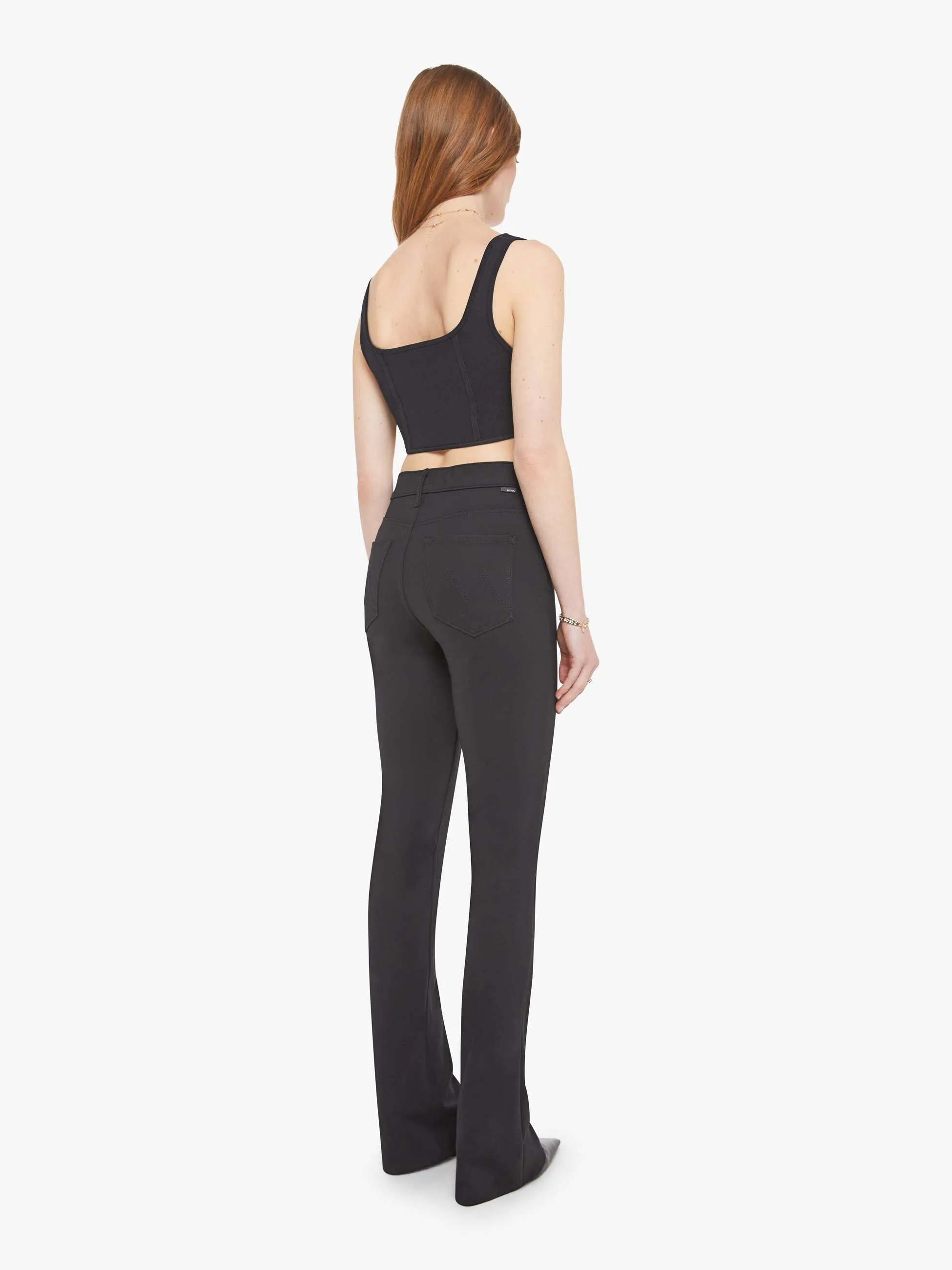 High Waisted Runaway - Black sold by MOTHER product image thumbnail 5