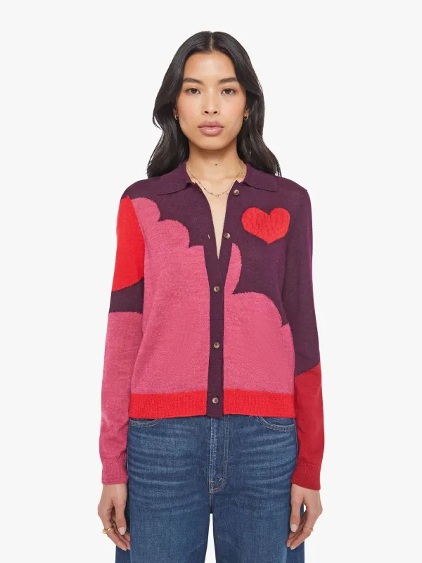 The Racquet Cardigan - Pop Art sold by MOTHER
