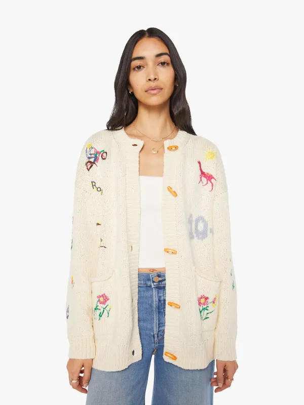 The Long Drop Cardigan - Out There sold by MOTHER