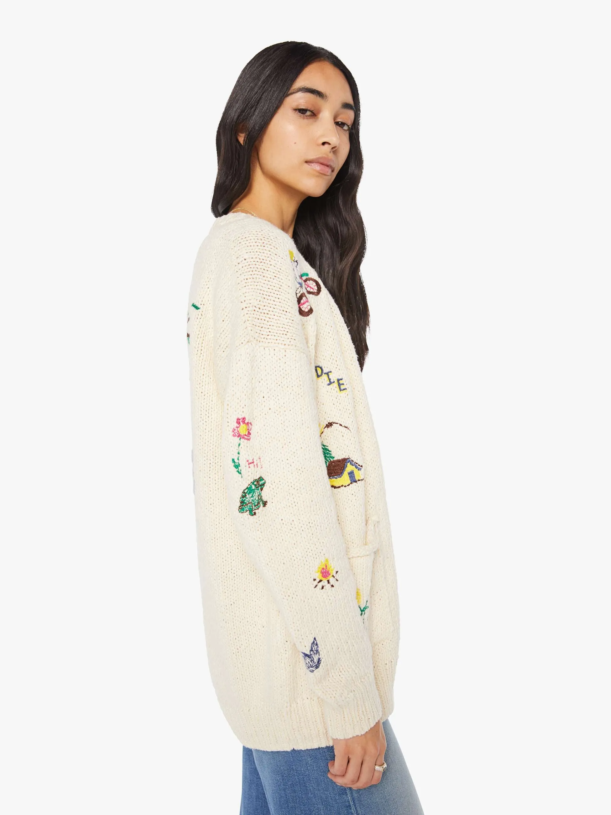 The Long Drop Cardigan - Out There sold by MOTHER product image thumbnail 3