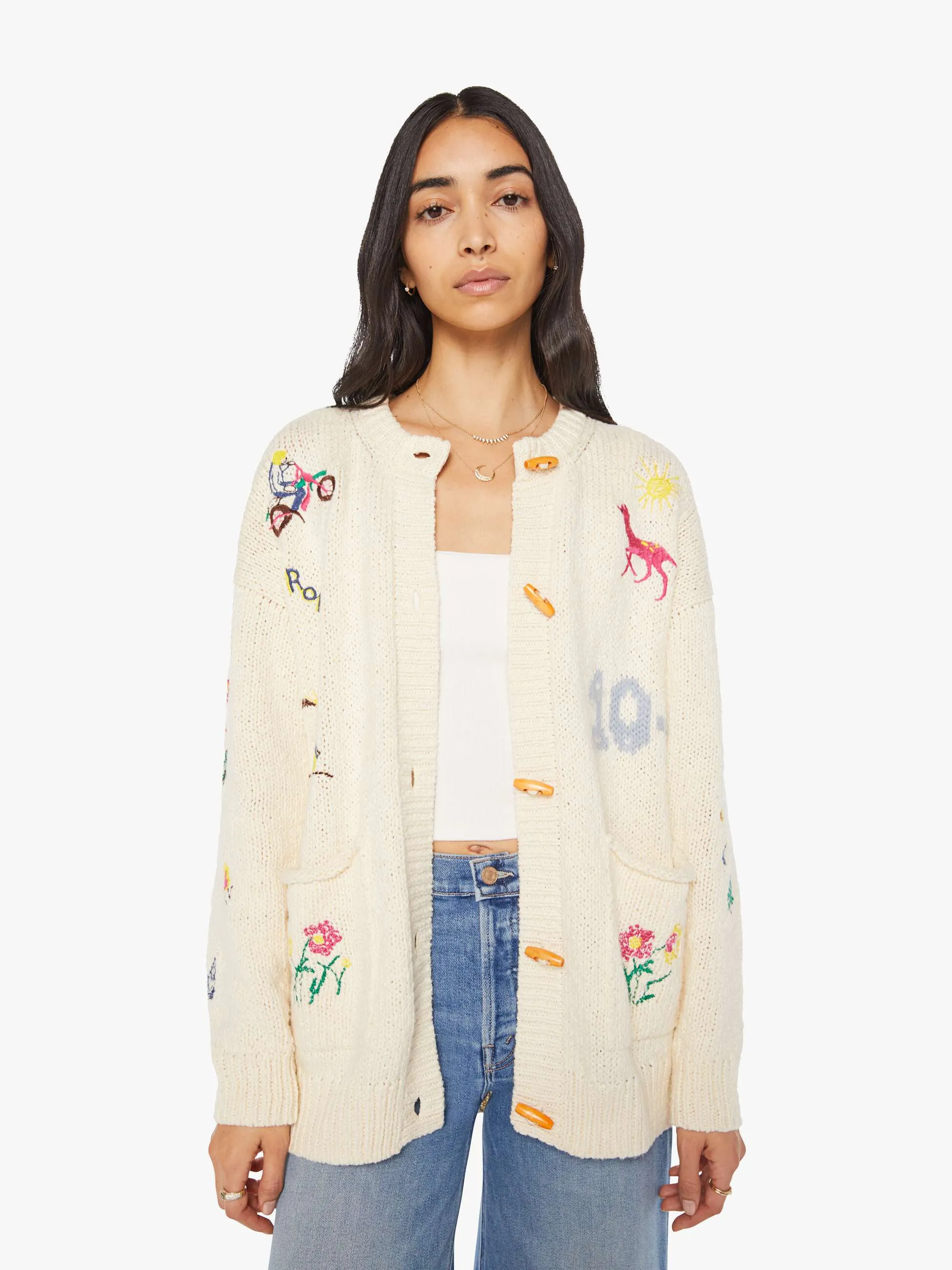 The Long Drop Cardigan - Out There sold by MOTHER product image thumbnail 2