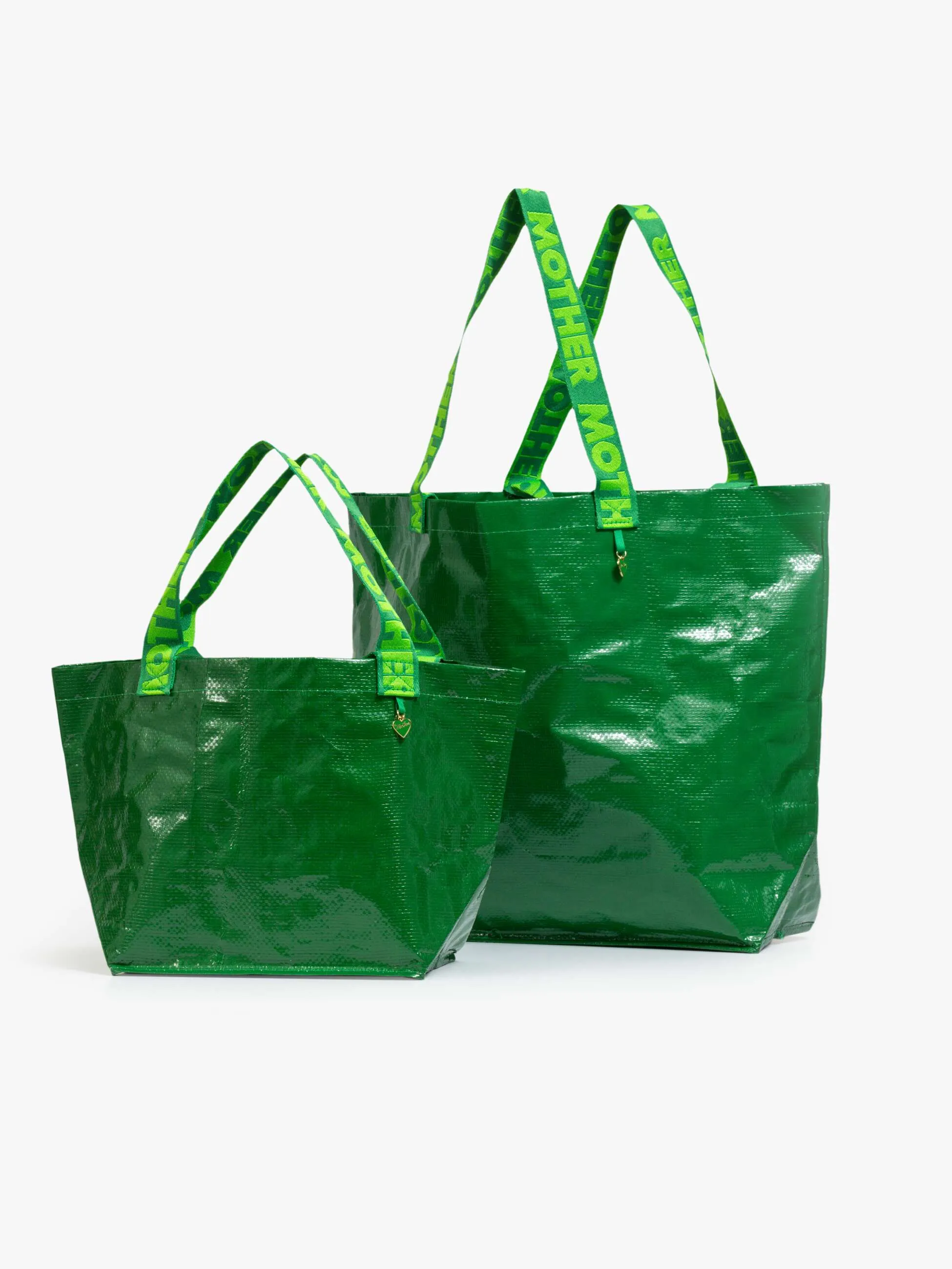 The Shopping Bag Duo - Kelly Green sold by MOTHER