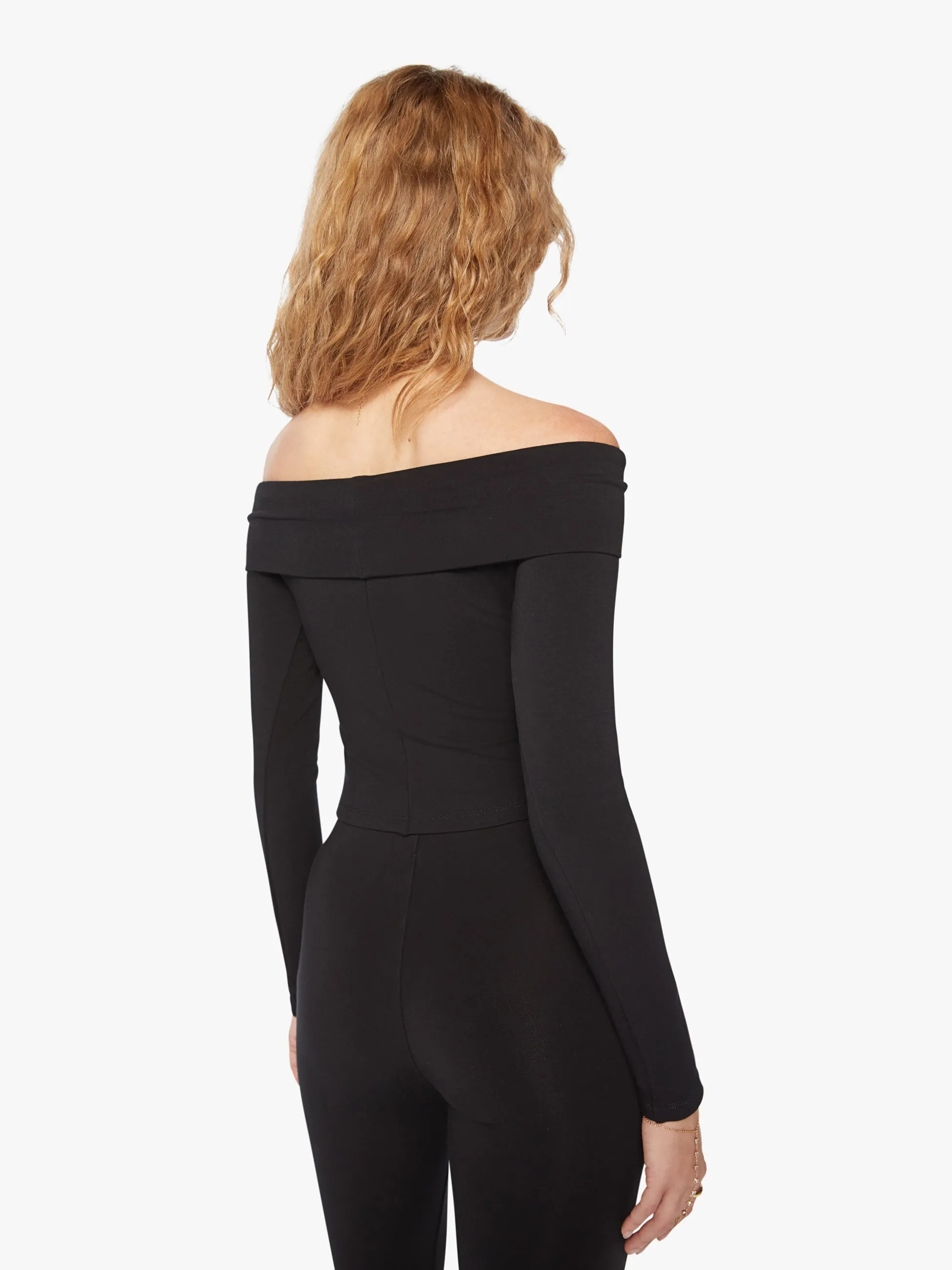 SPRWMN Off Shoulder Top - Black sold by MOTHER product image thumbnail 4