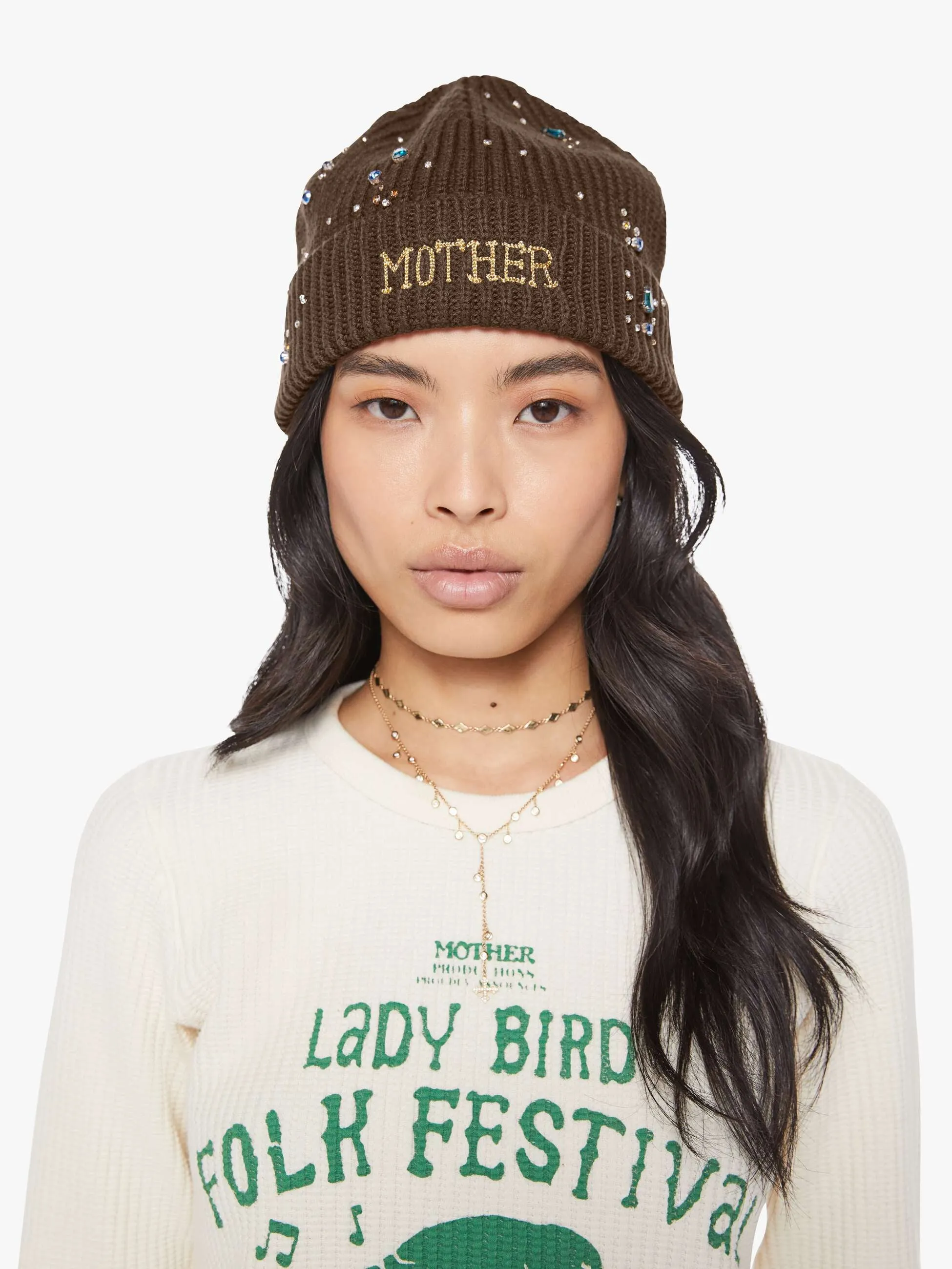 The Beanie - Brown sold by MOTHER