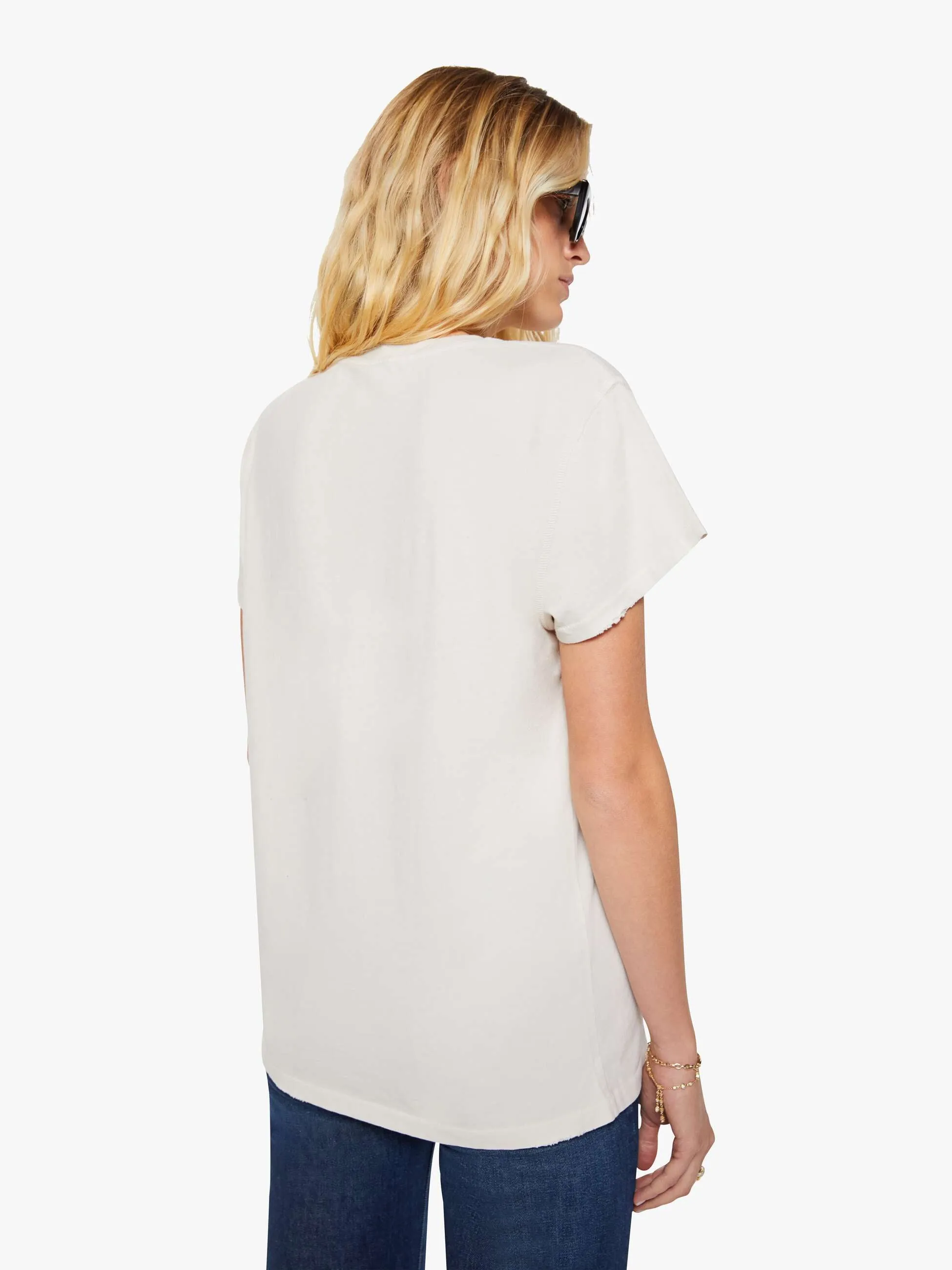 MadeWorn Blondie Tee - Vintage White sold by MOTHER product image thumbnail 3