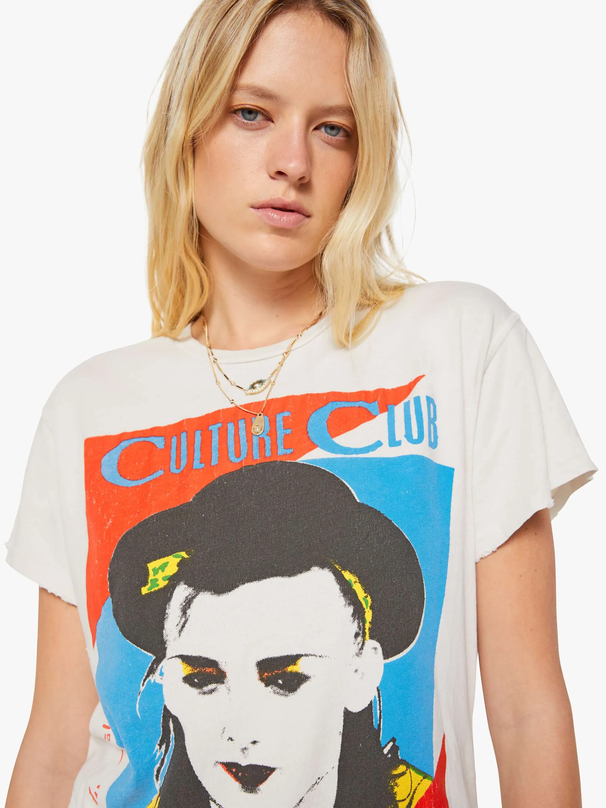 MadeWorn Culture Club Tee - Vintage White sold by MOTHER product image thumbnail 5