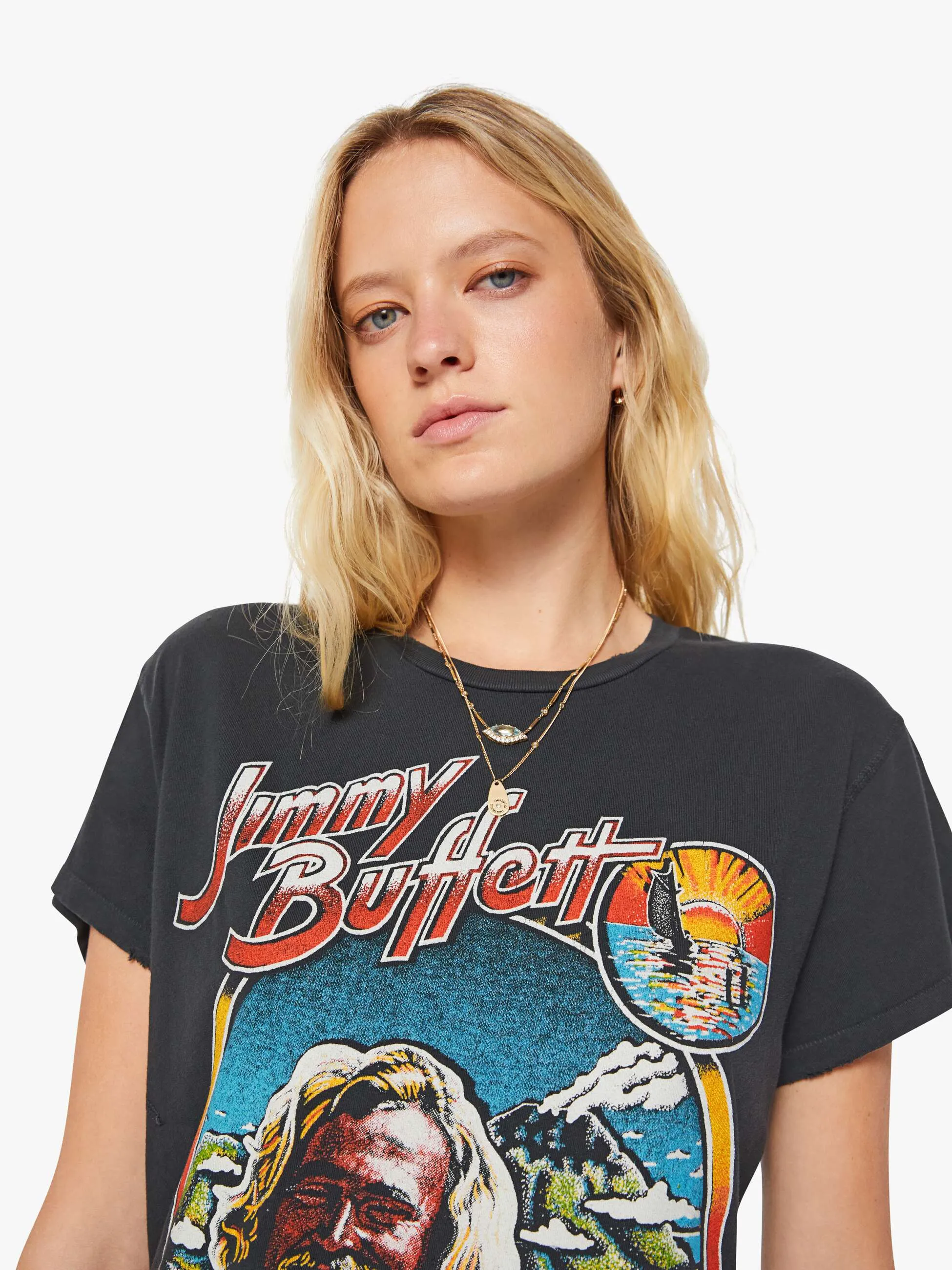 MadeWorn Jimmy Buffet Tee - Coal sold by MOTHER product image thumbnail 5