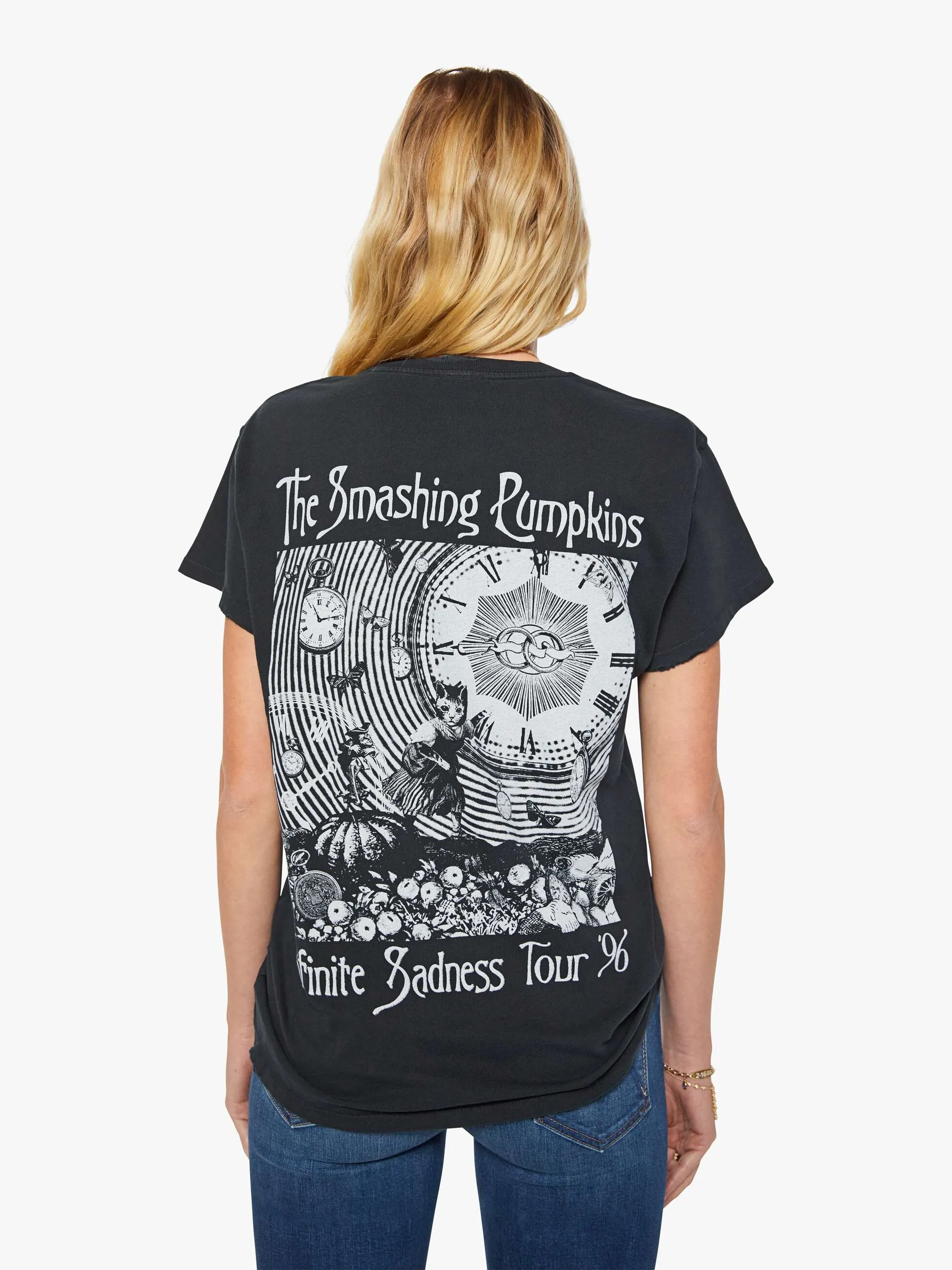 MadeWorn Smashing Pumpkins Tee - Coal sold by MOTHER product image thumbnail 3
