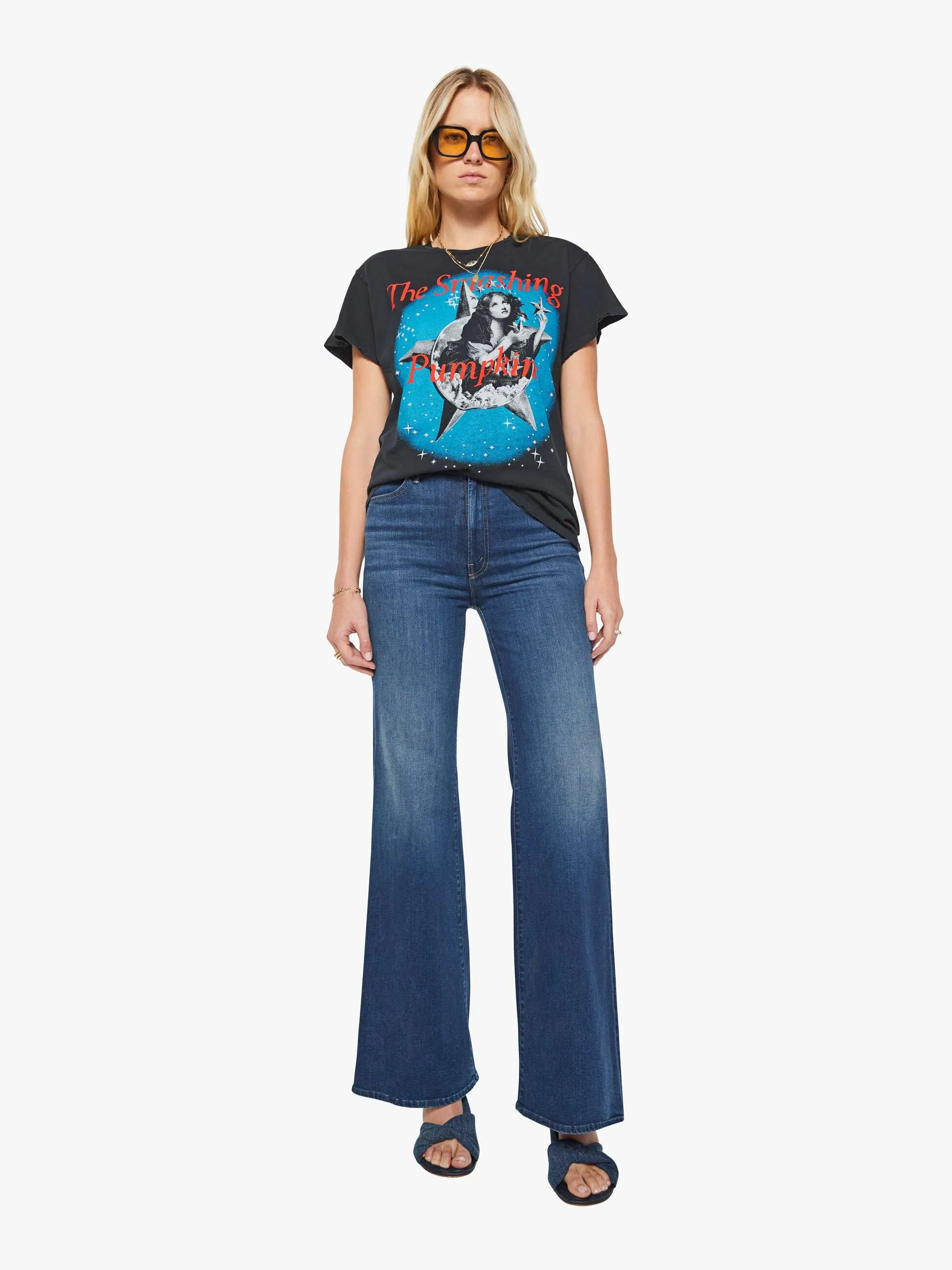 MadeWorn Smashing Pumpkins Tee - Coal sold by MOTHER product image thumbnail 4