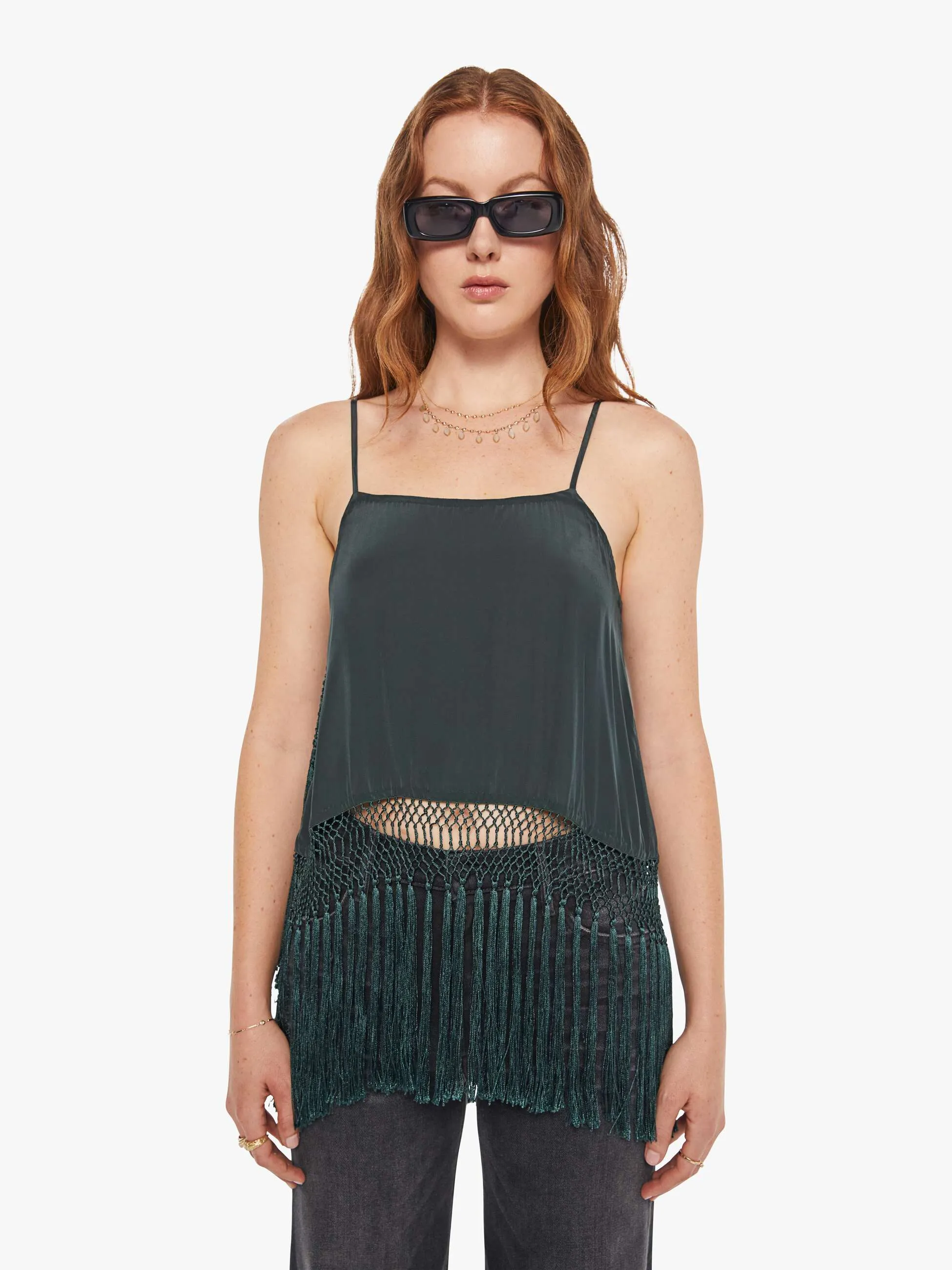 Maria Cher Audrey Top - Ridge sold by MOTHER product image thumbnail 2