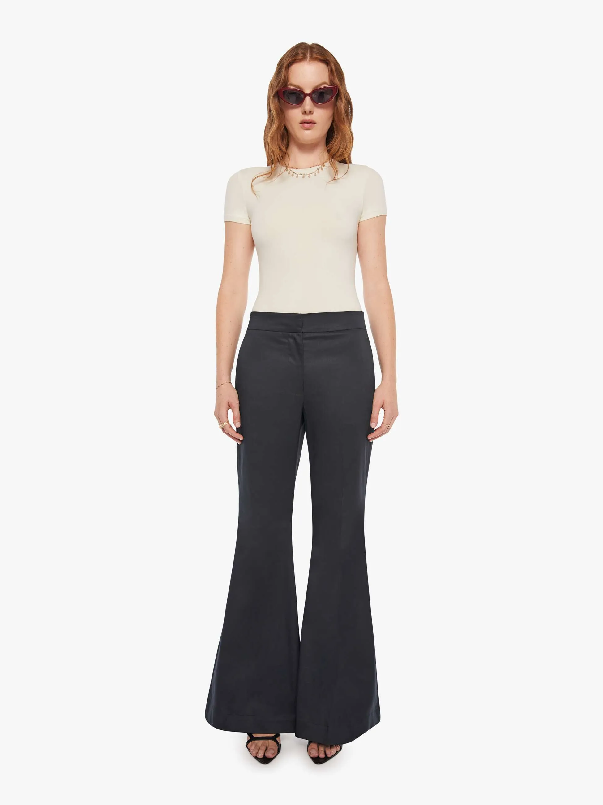Maria Cher Sam Pants - Dark Navy sold by MOTHER product image thumbnail 2