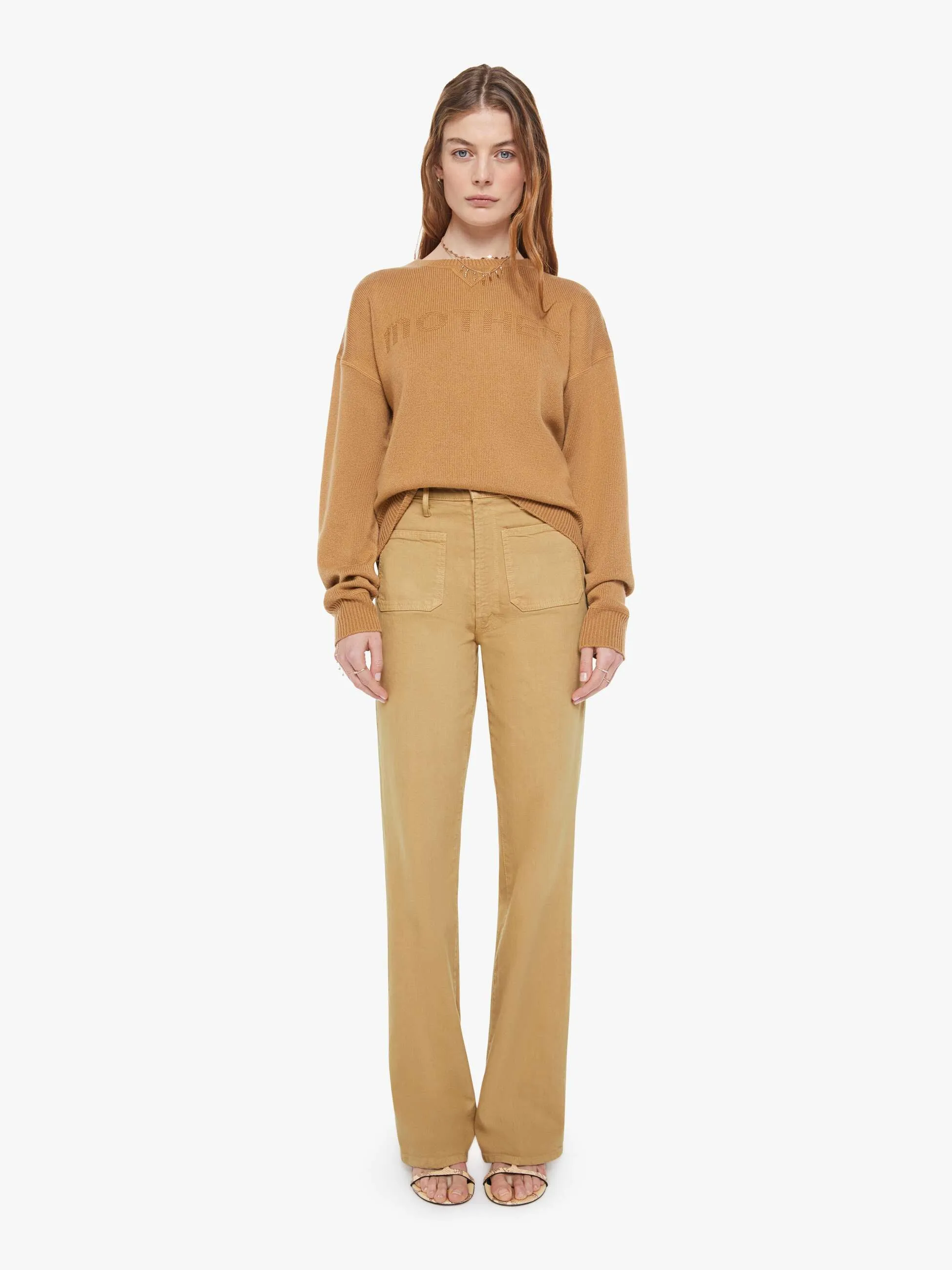 The Logo Jumper - Camel sold by MOTHER product image thumbnail 5