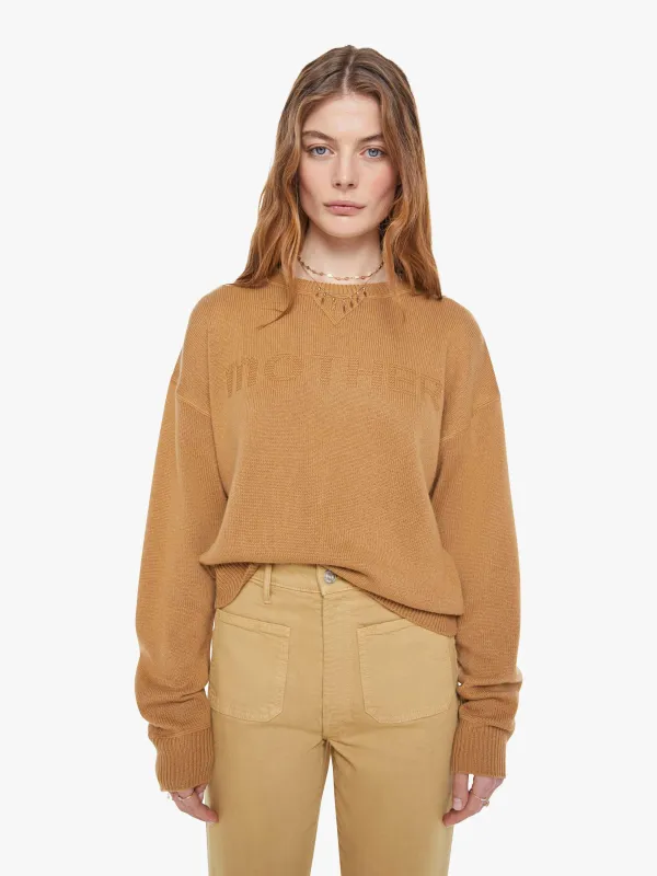 The Logo Jumper - Camel sold by MOTHER