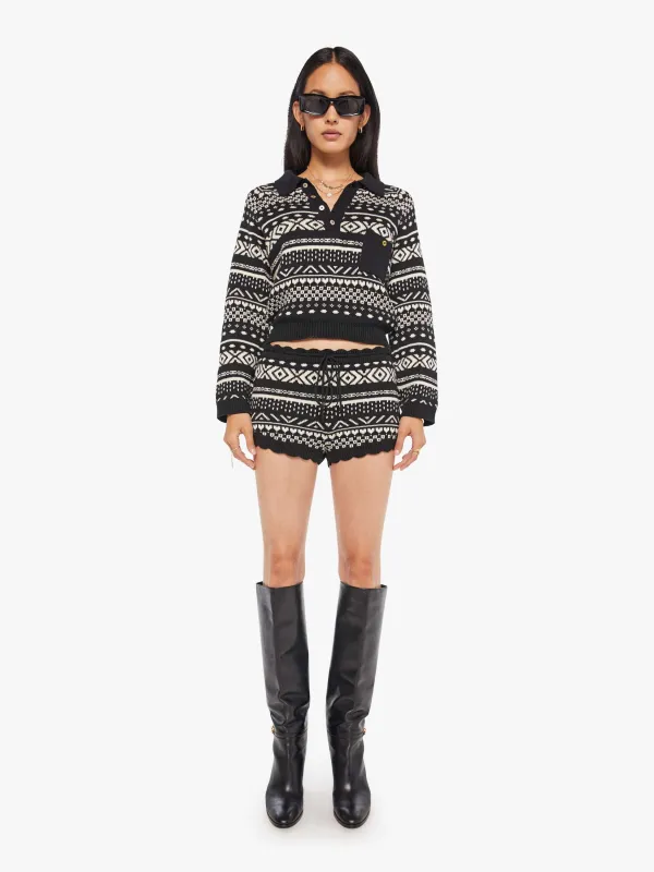 Alix Of Bohemia Shea Short - Black Marble sold by MOTHER