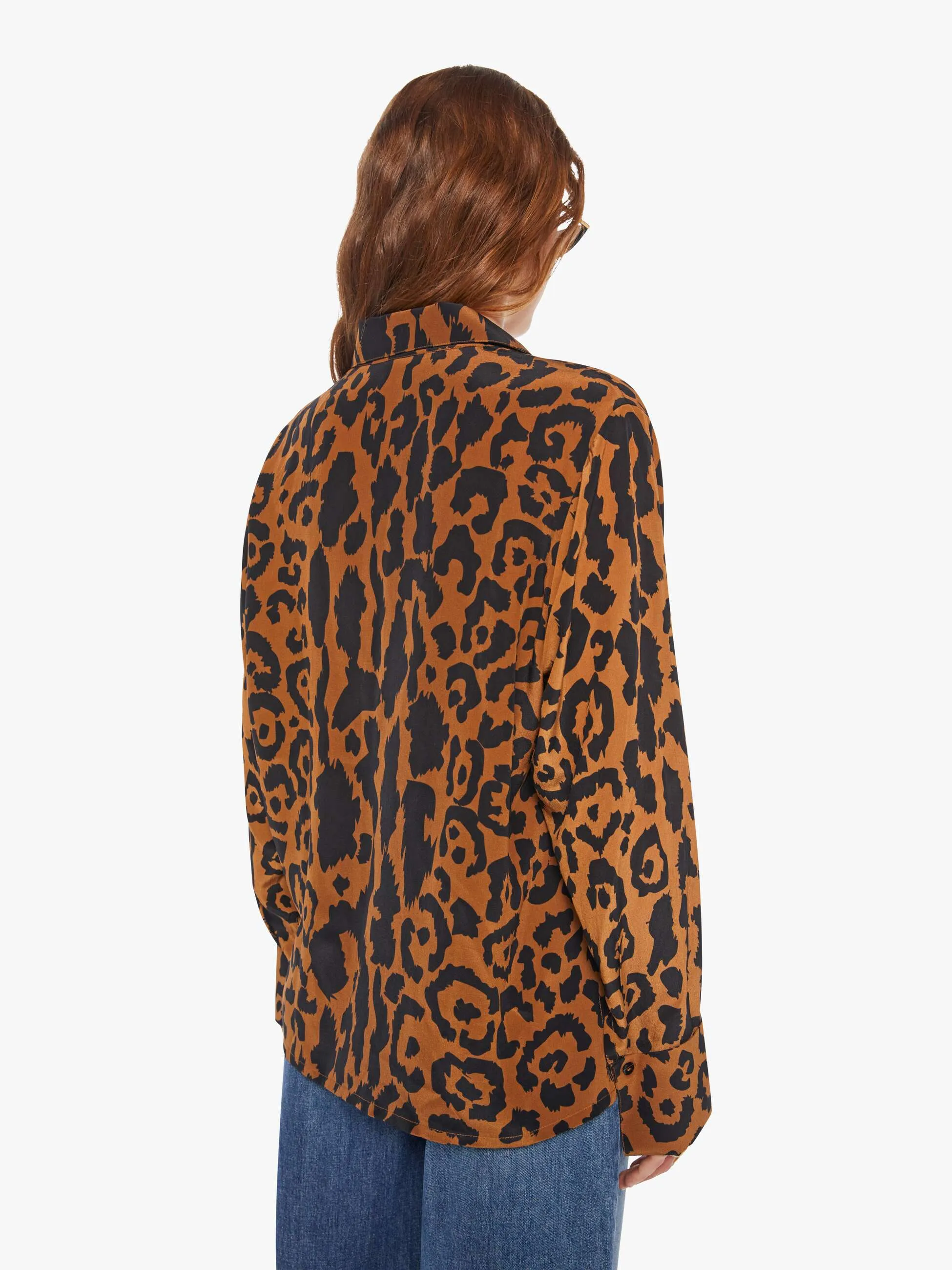 Alix Of Bohemia Dana Shirt - Leopard sold by MOTHER product image thumbnail 4