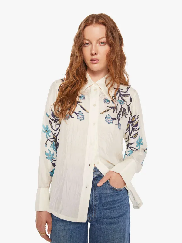Alix Of Bohemia Dana Shirt - Misted Lily sold by MOTHER