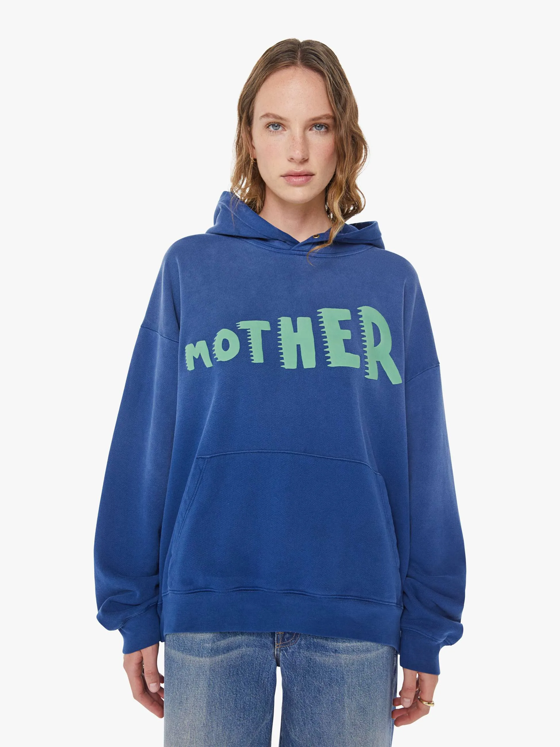 The Oversized Hoodie - Blue Smoke sold by MOTHER