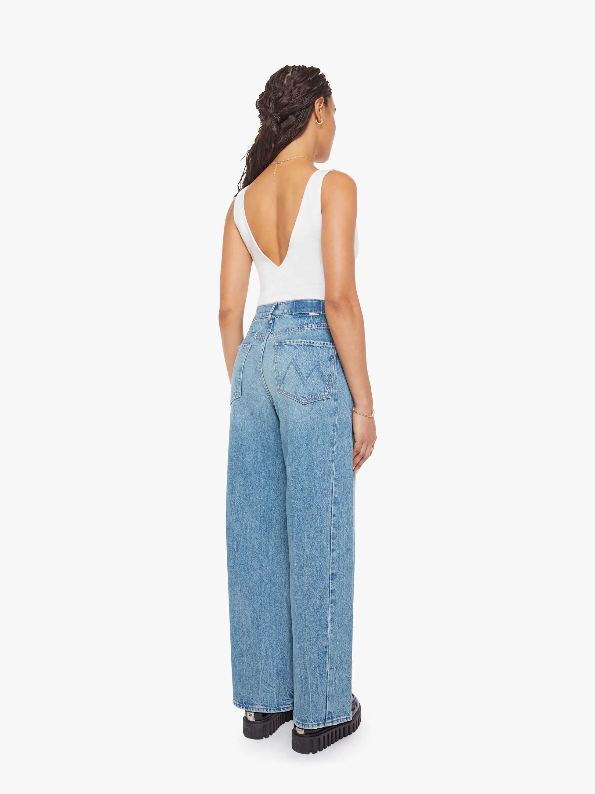 PETITES The Lil Pipe Dream Button Sneak - Folkstar sold by MOTHER product image thumbnail 4