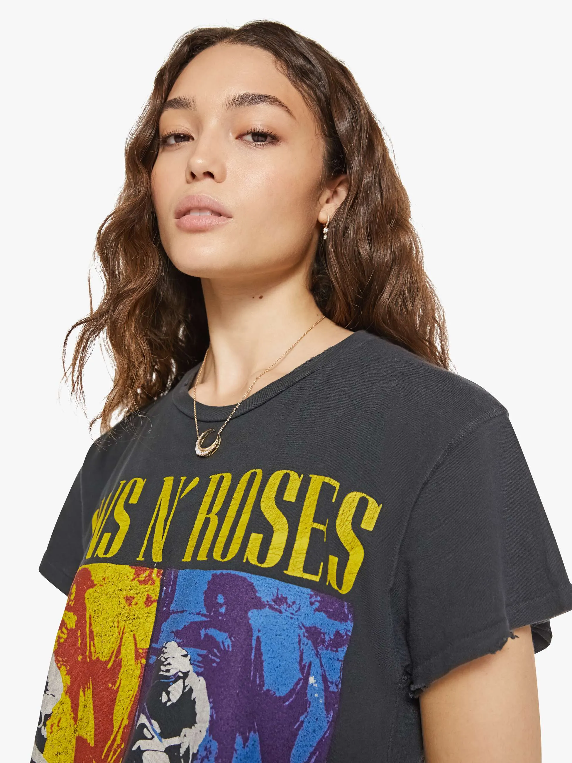 MadeWorn Guns N Roses Tee - Coal sold by MOTHER product image thumbnail 5