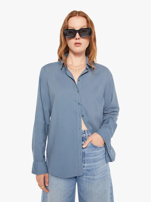 XiRENA Beau Shirt - Steely Blue sold by MOTHER