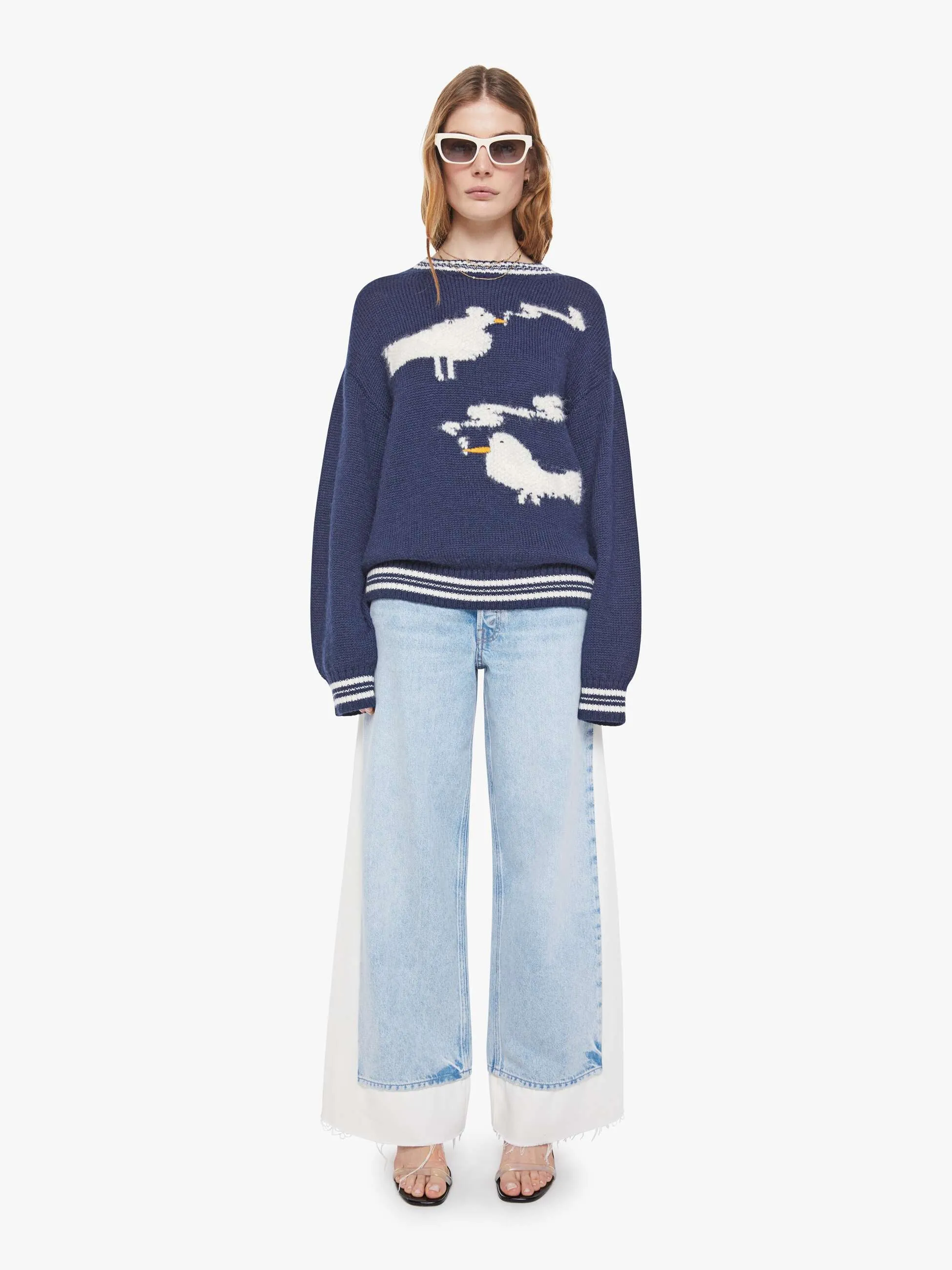 The Oversized Jumper - Stoned Birds sold by MOTHER product image thumbnail 5