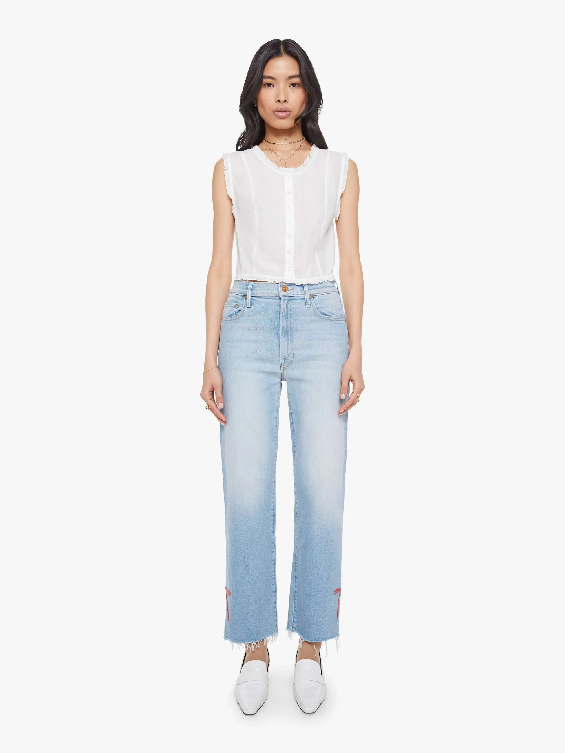 The Sweetheart - Bright White sold by MOTHER product image thumbnail 5