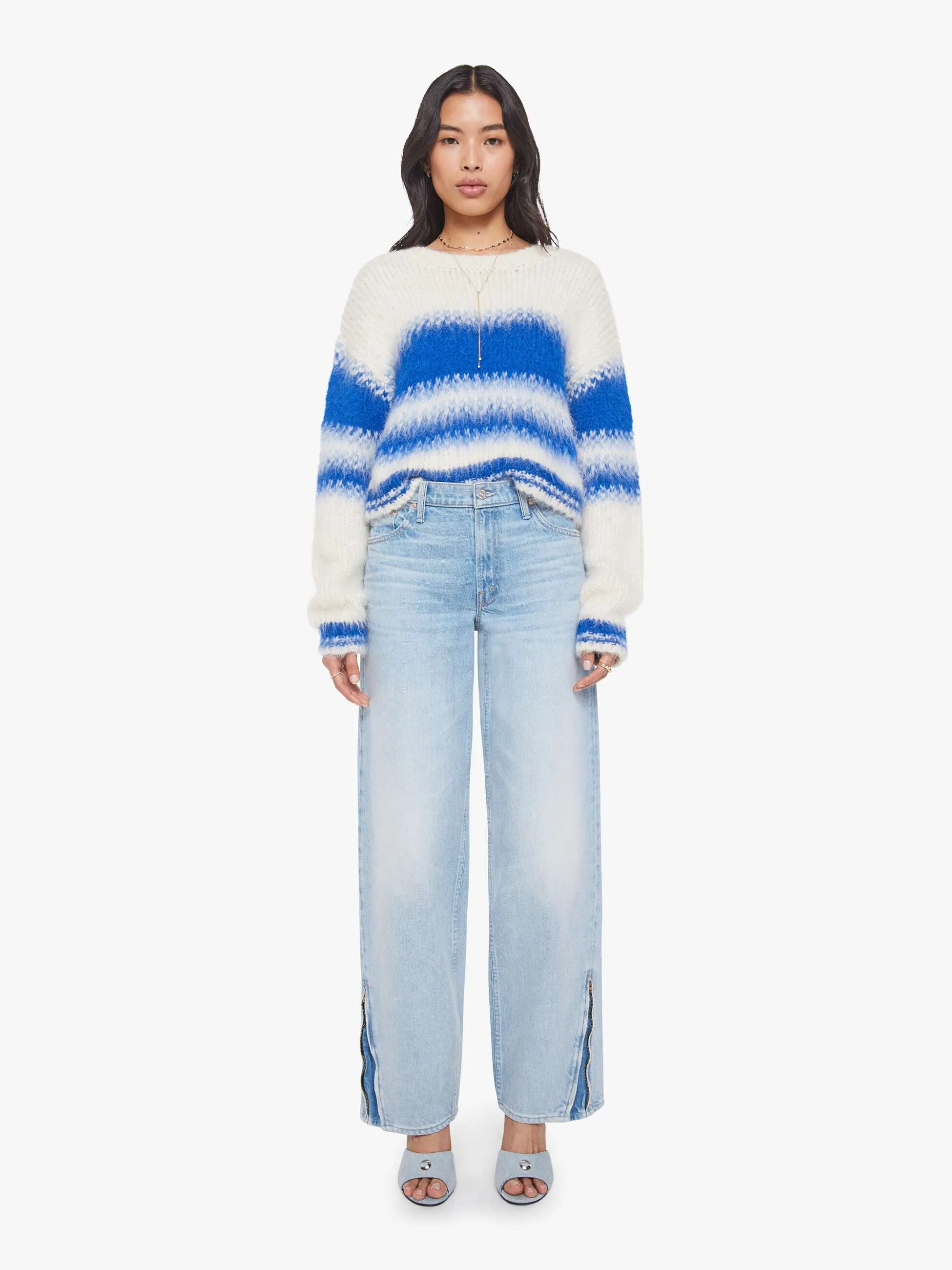 The Crop Jumper - Blurred Lines sold by MOTHER product image thumbnail 5