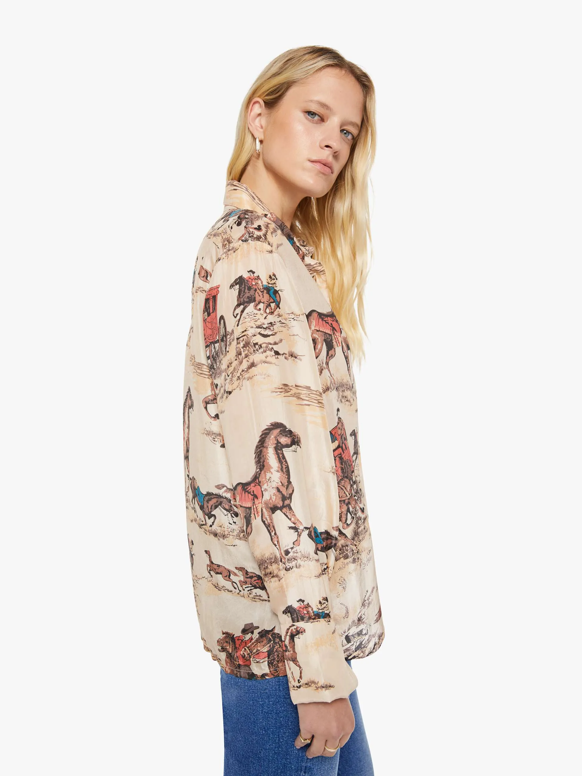 Alix Of Bohemia Dana Shirt - Canyon Cowboy sold by MOTHER product image thumbnail 3