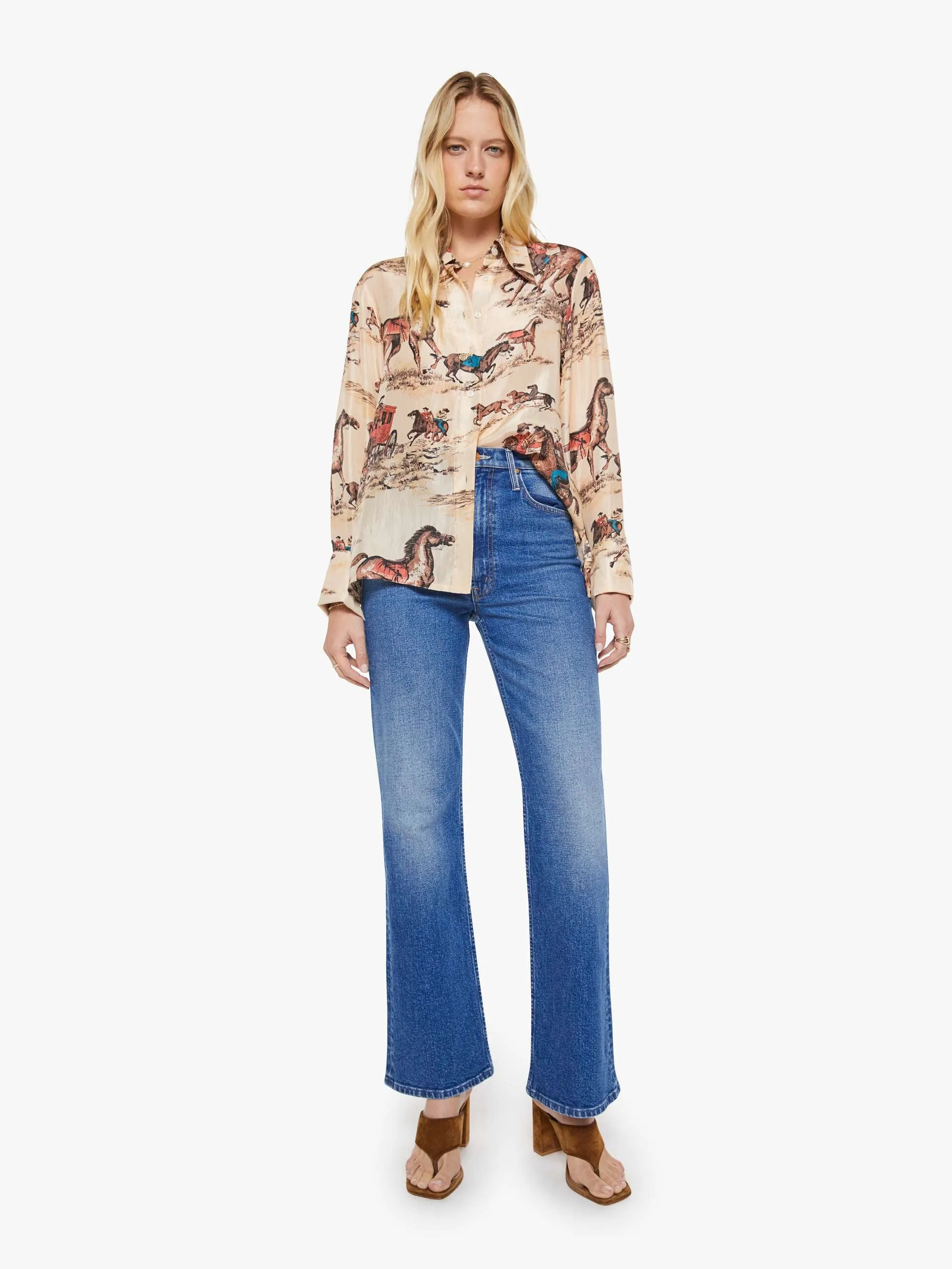 Alix Of Bohemia Dana Shirt - Canyon Cowboy sold by MOTHER product image thumbnail 5