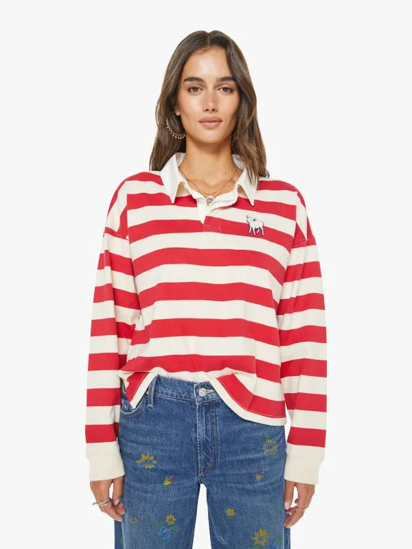 The Boxy Match - Tango Red And Cream sold by MOTHER