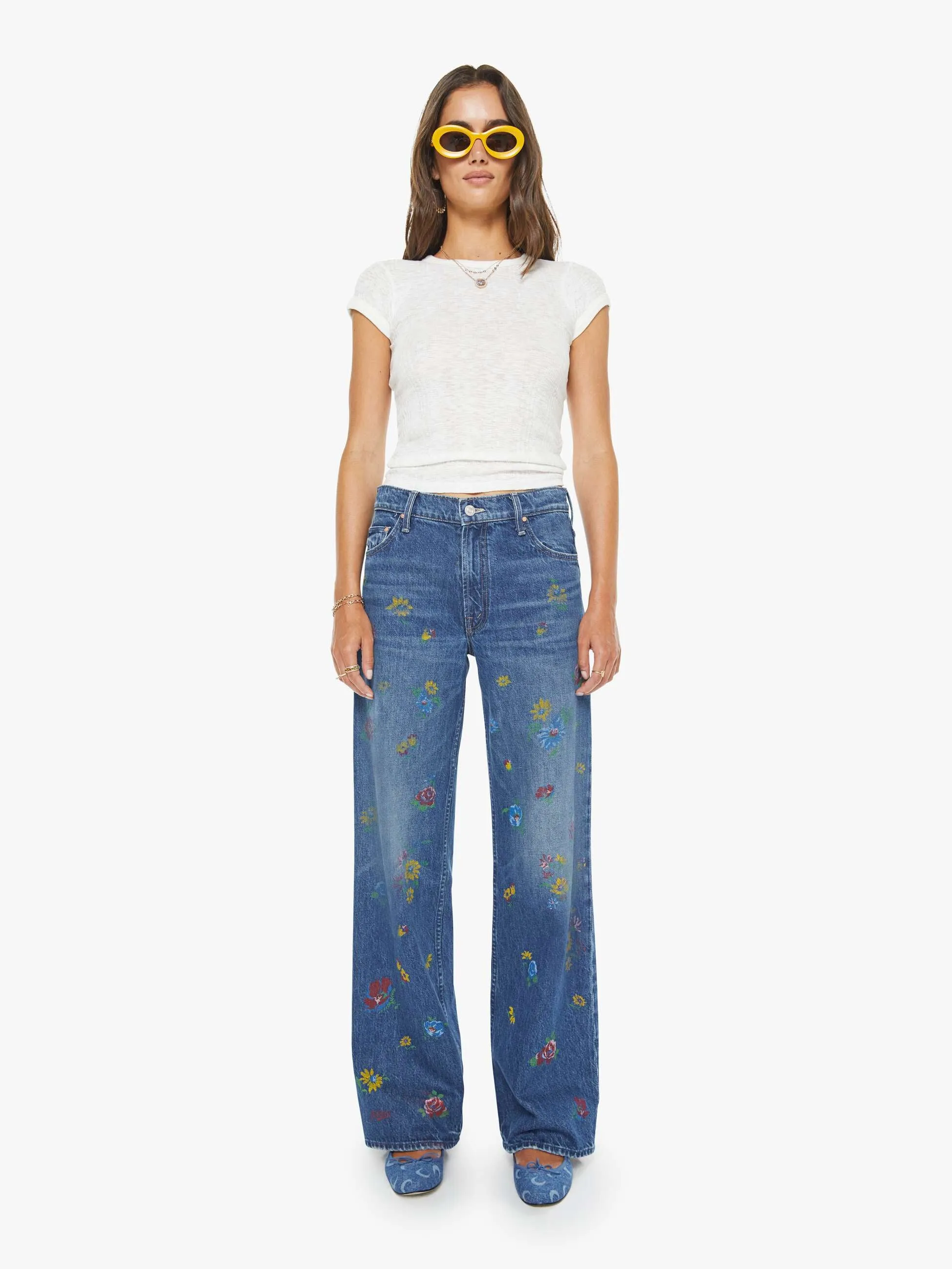The Rerun Zip Sneak - Field Of Flowers sold by MOTHER product image thumbnail 2
