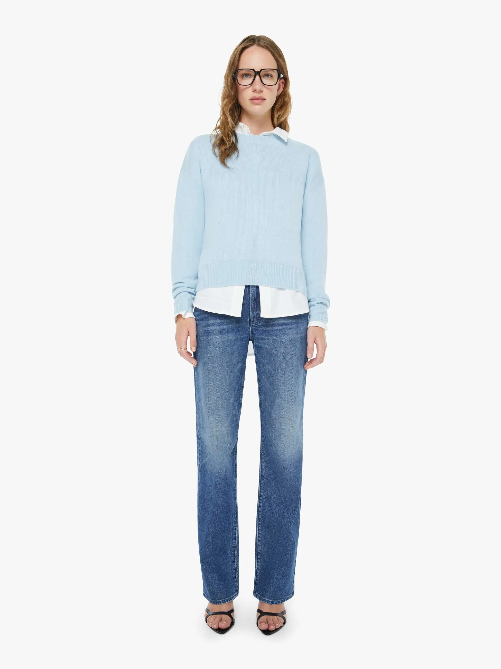 The Logo Jumper - Light Blue sold by MOTHER product image thumbnail 5