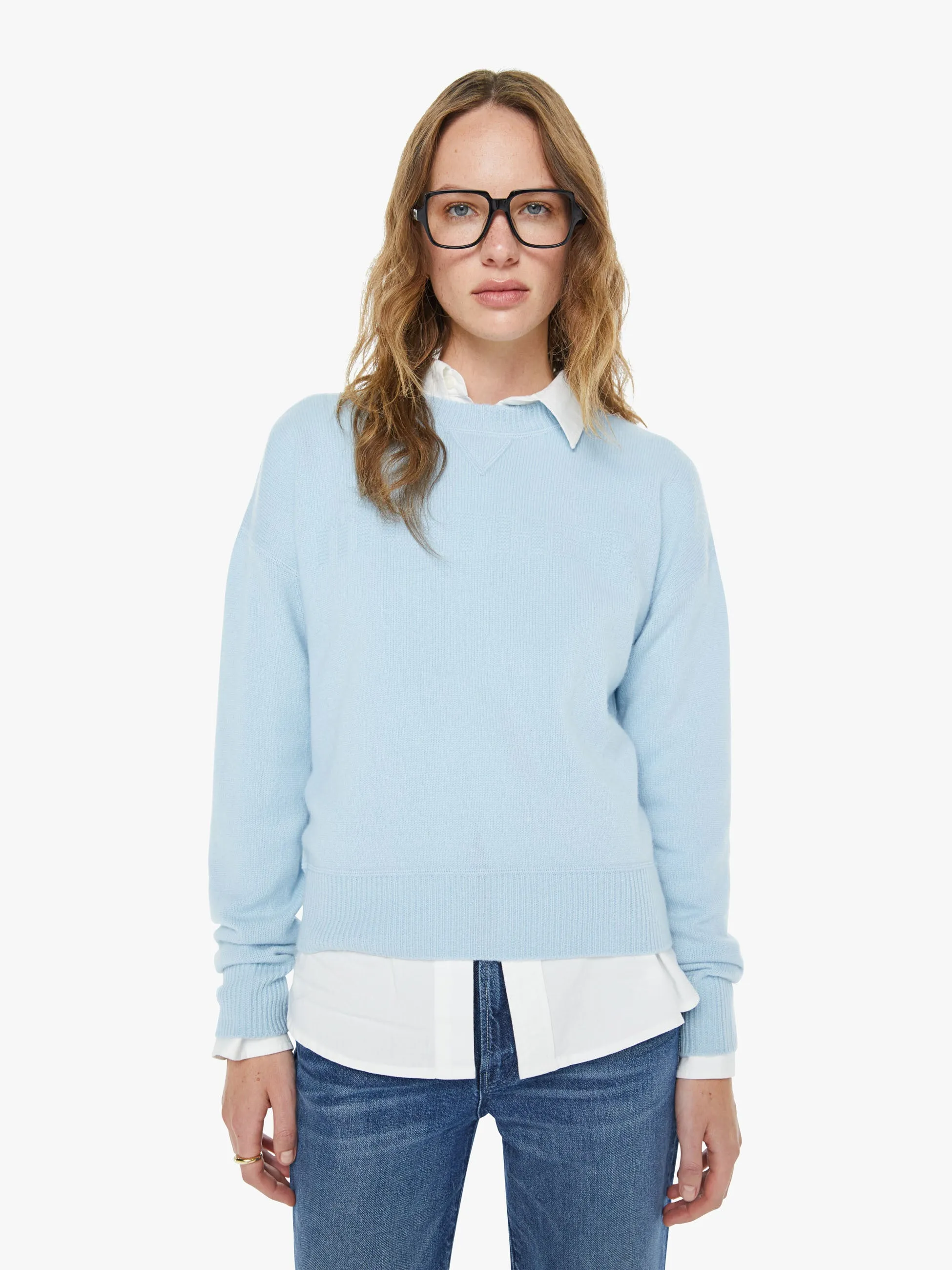 The Logo Jumper - Light Blue sold by MOTHER product image thumbnail 2