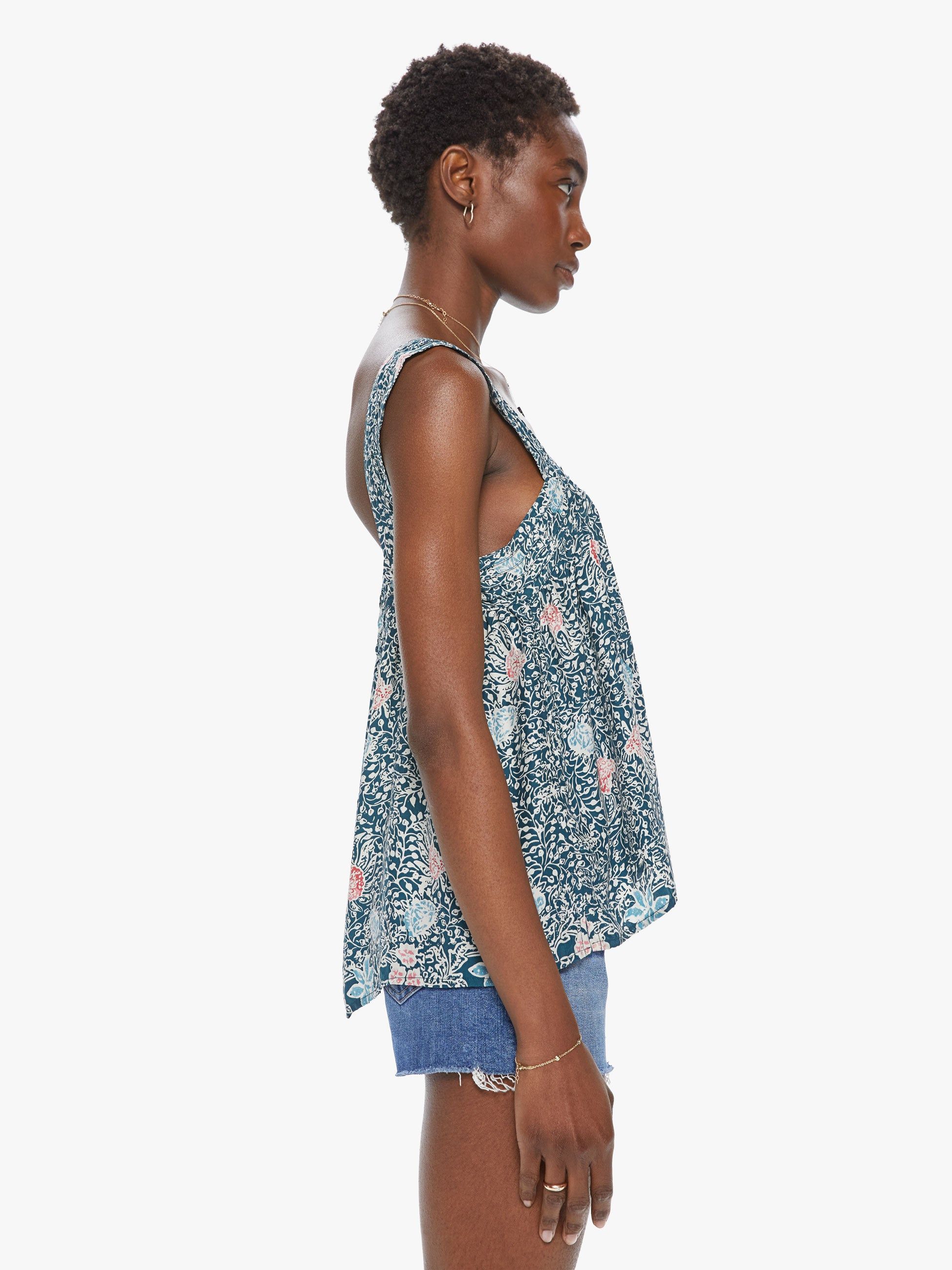 Natalie Martin Jasmine Top - Andromeda Aegean sold by MOTHER product image thumbnail 3