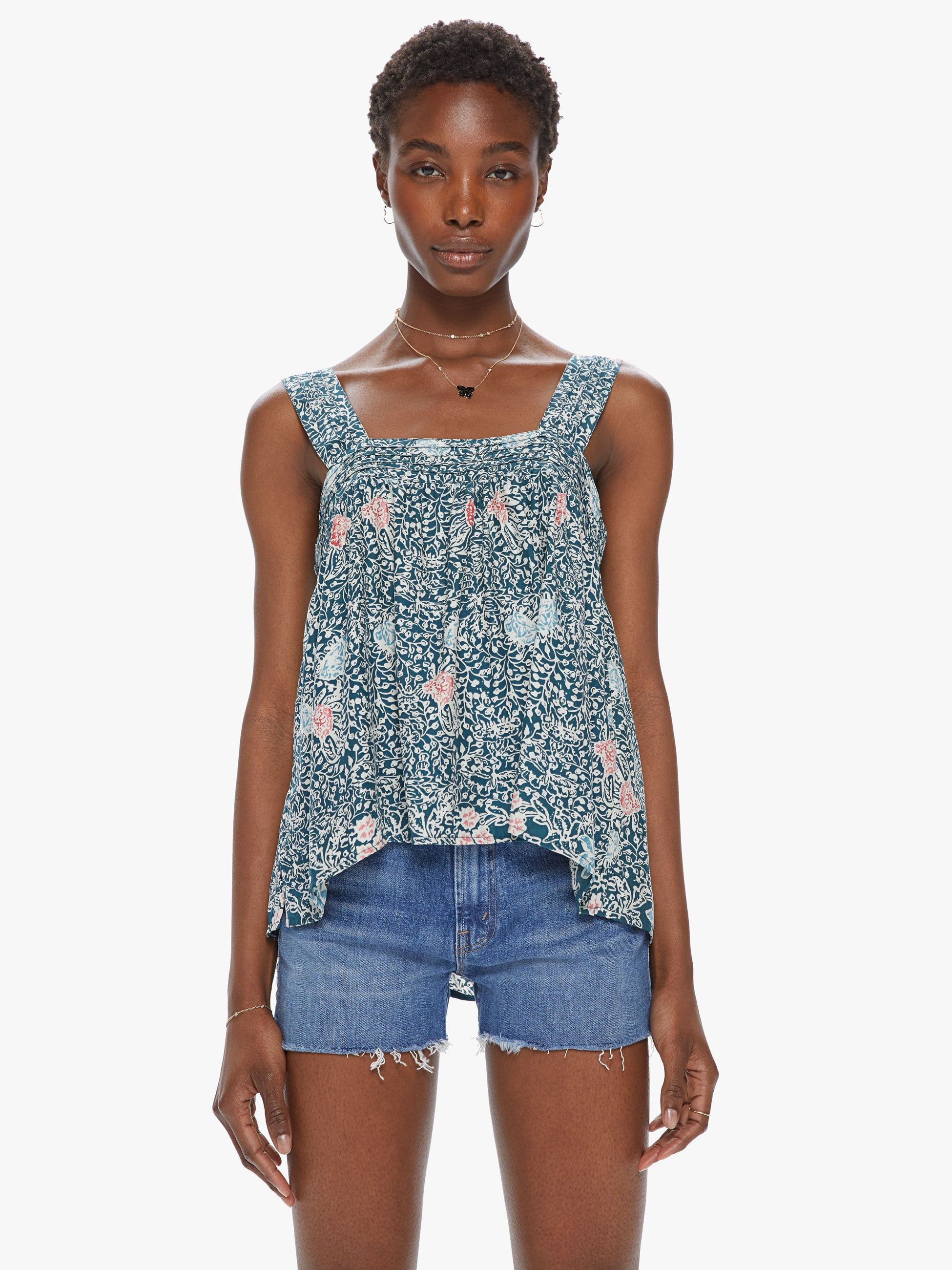 Natalie Martin Jasmine Top - Andromeda Aegean sold by MOTHER product image thumbnail 2