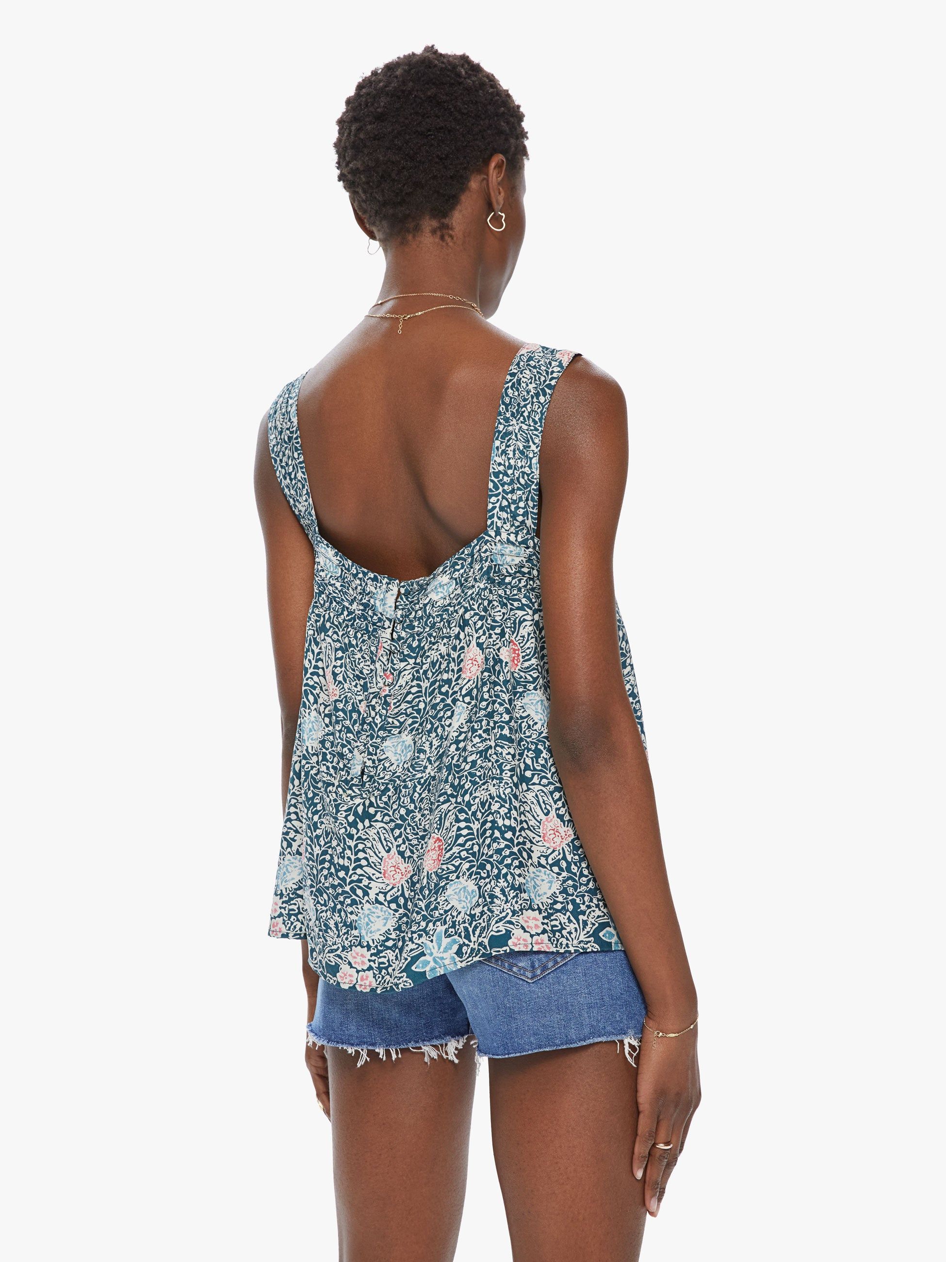 Natalie Martin Jasmine Top - Andromeda Aegean sold by MOTHER product image thumbnail 4