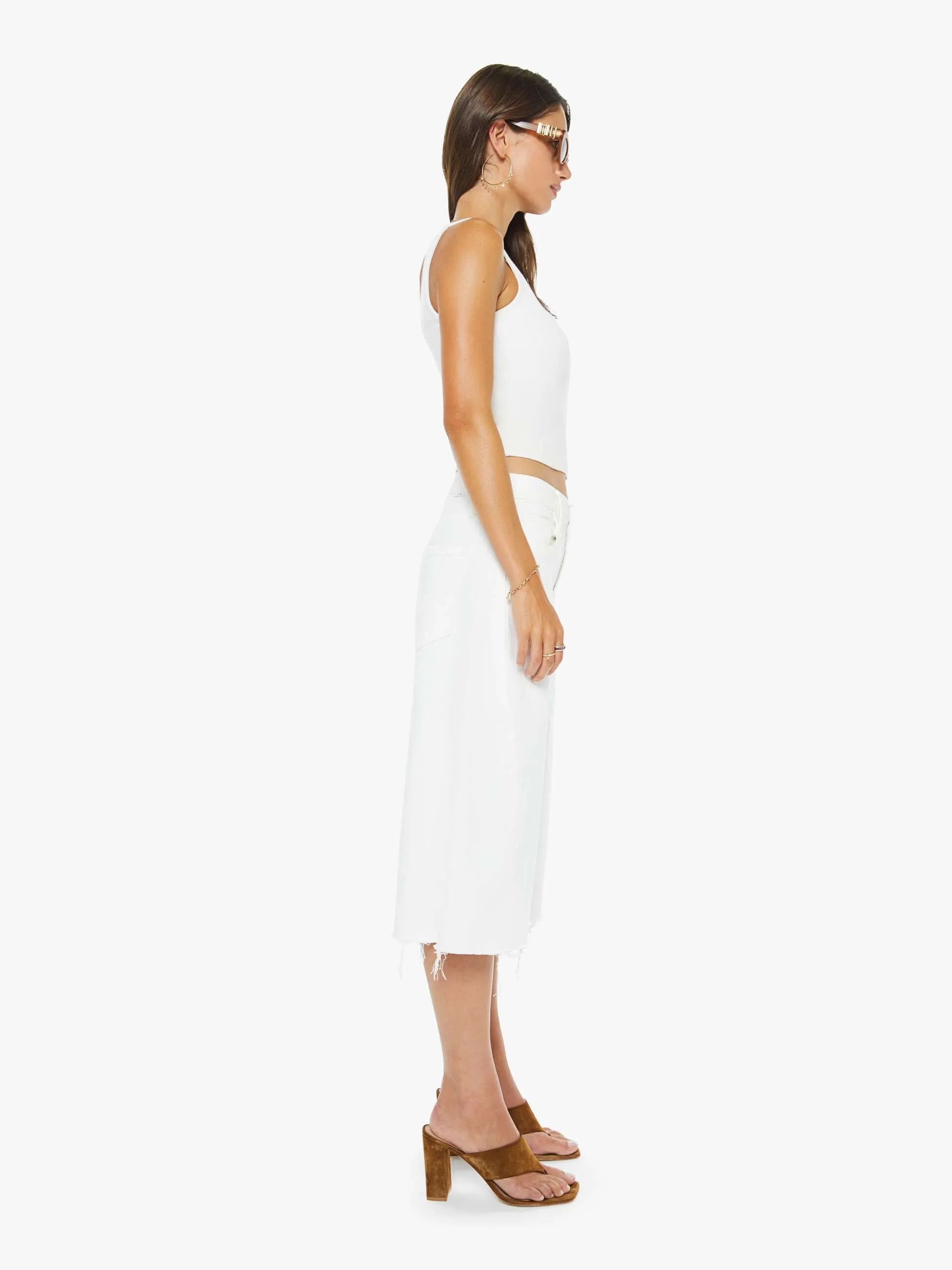 The Whole Lot Zip Twist Fray - Totally Innocent sold by MOTHER product image thumbnail 3