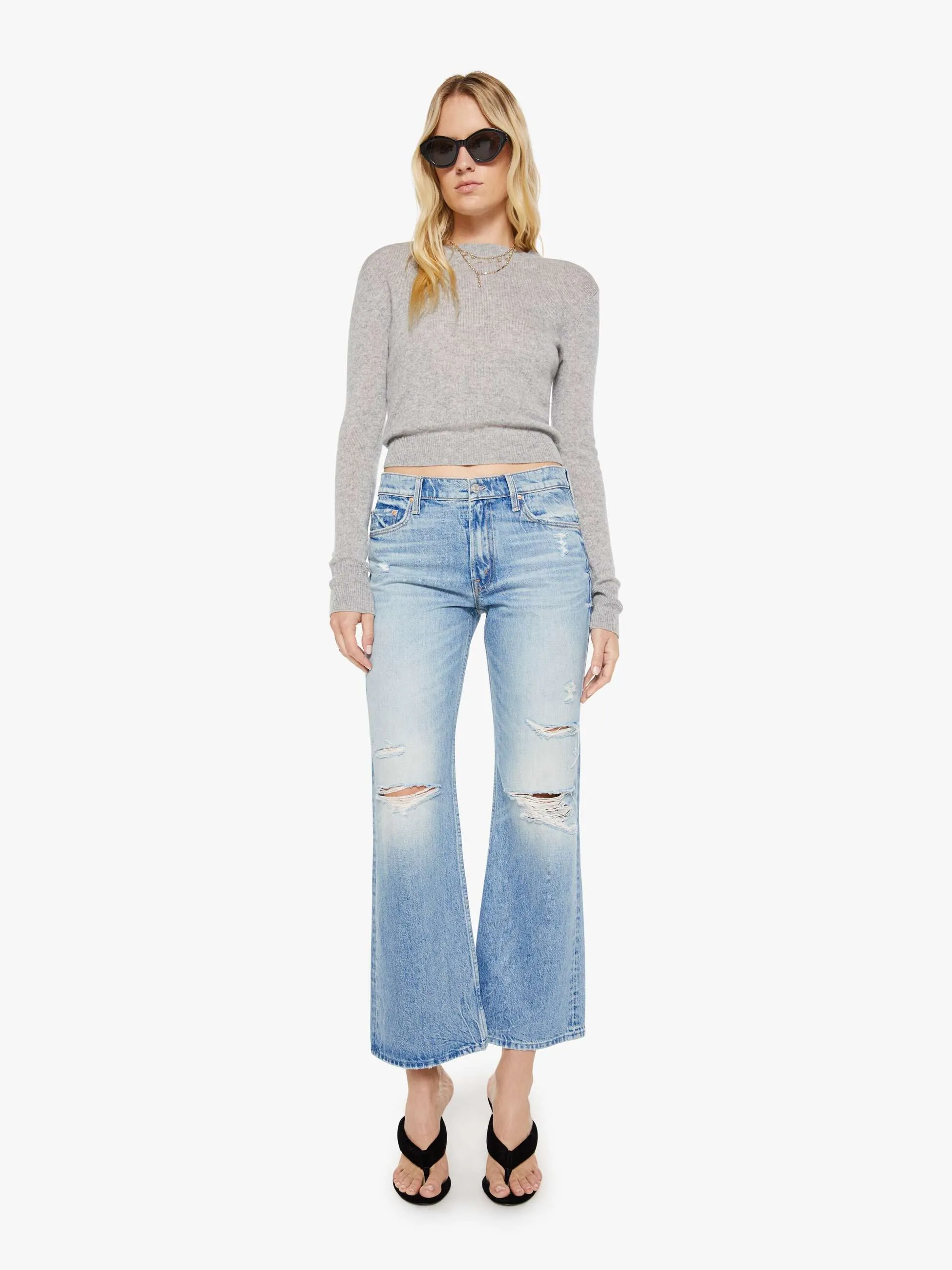 Eterne Francis Sweater - Grey sold by MOTHER product image thumbnail 5