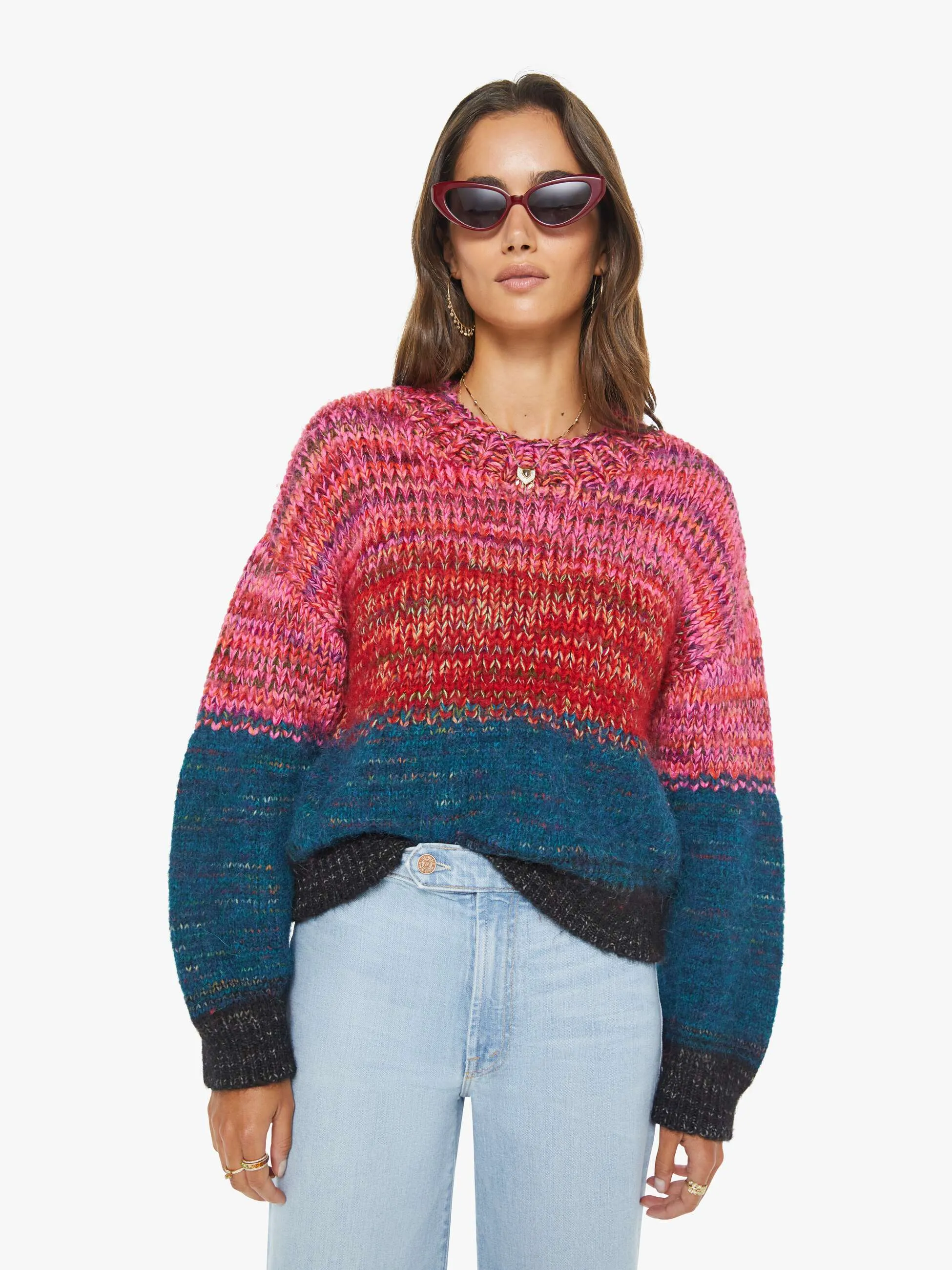 The Crop Pullover - Dusk To Dawn sold by MOTHER product image thumbnail 2