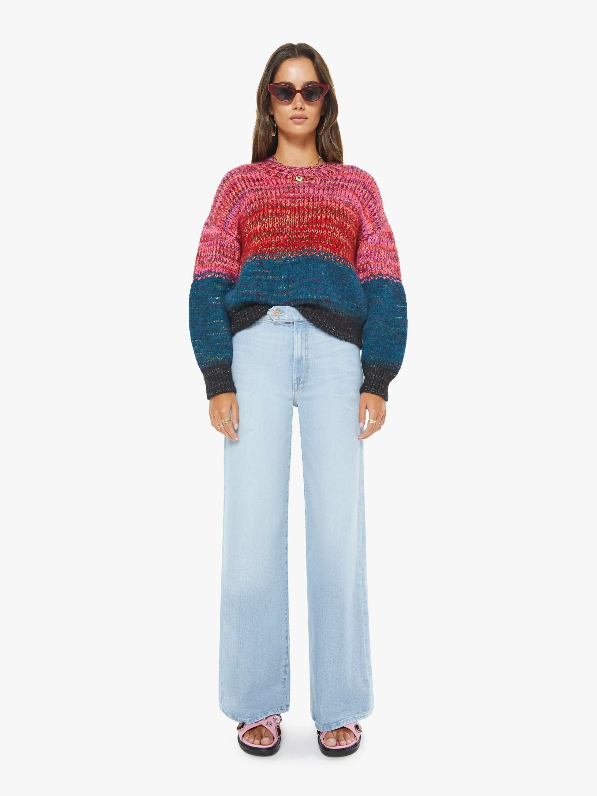 The Crop Pullover - Dusk To Dawn sold by MOTHER product image thumbnail 5
