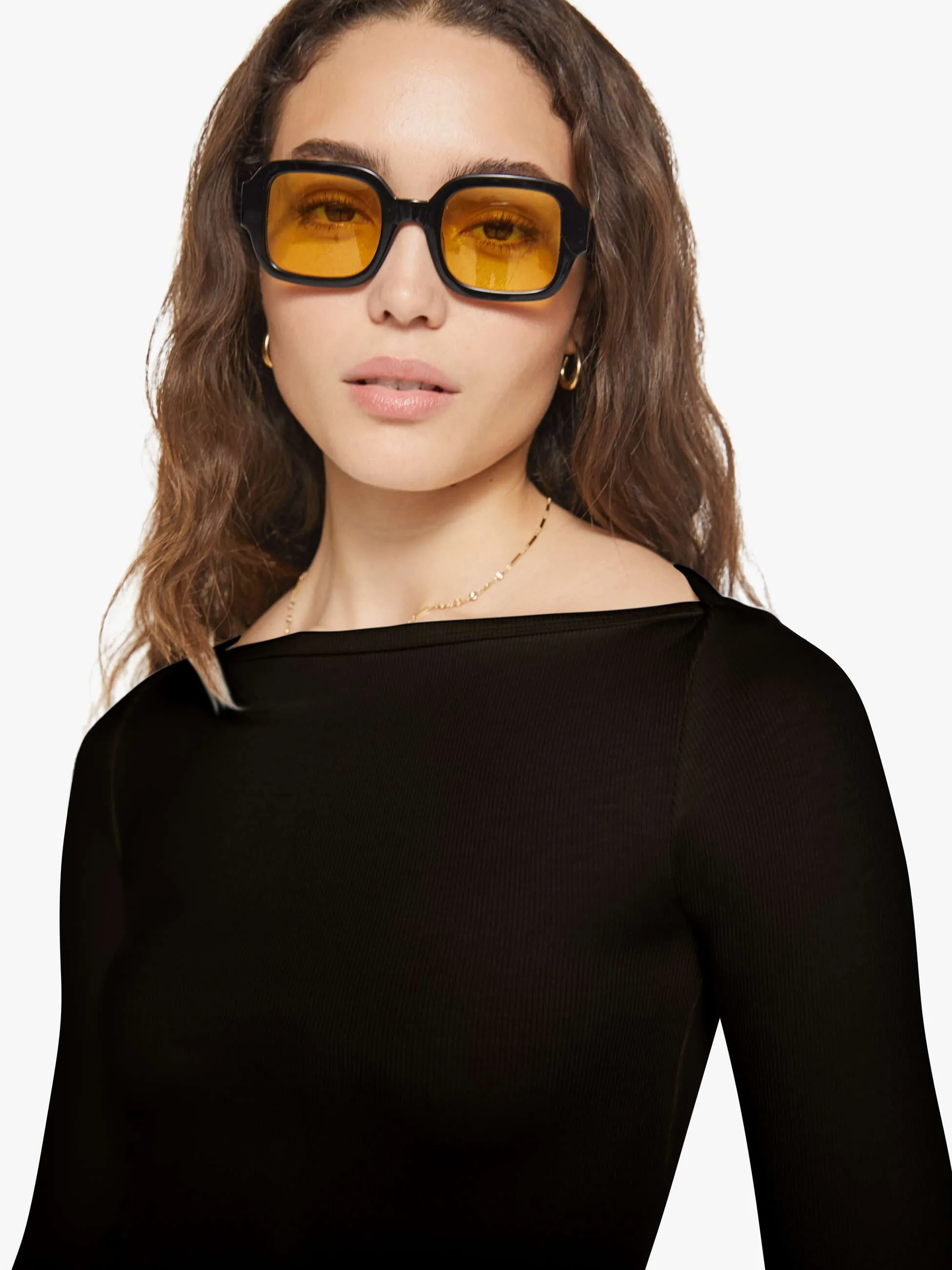 Eterne Long Sleeve Boatneck Top - Black sold by MOTHER product image thumbnail 5