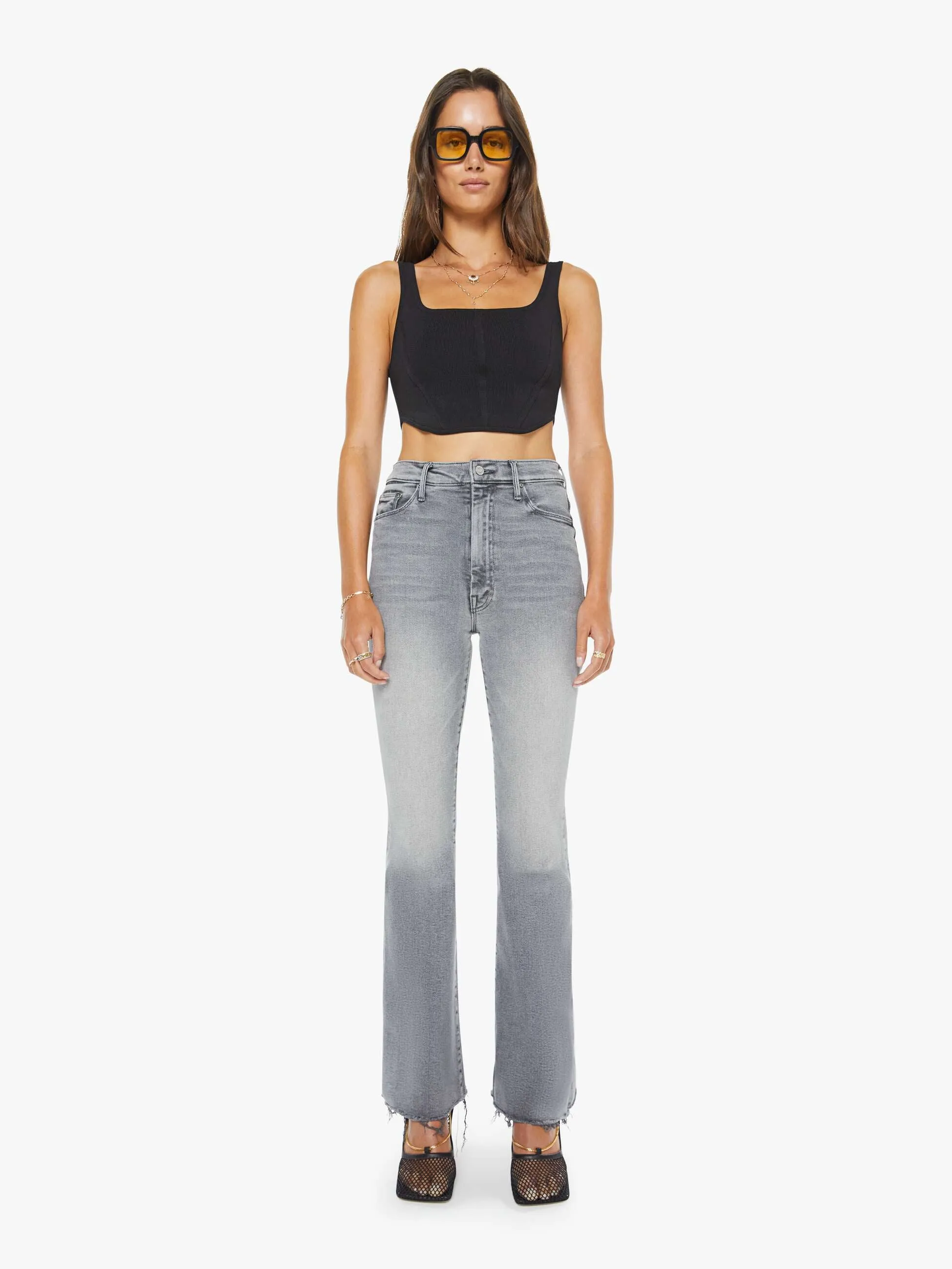 High Waisted Weekender Fray - Catch Me Outside sold by MOTHER product image thumbnail 2