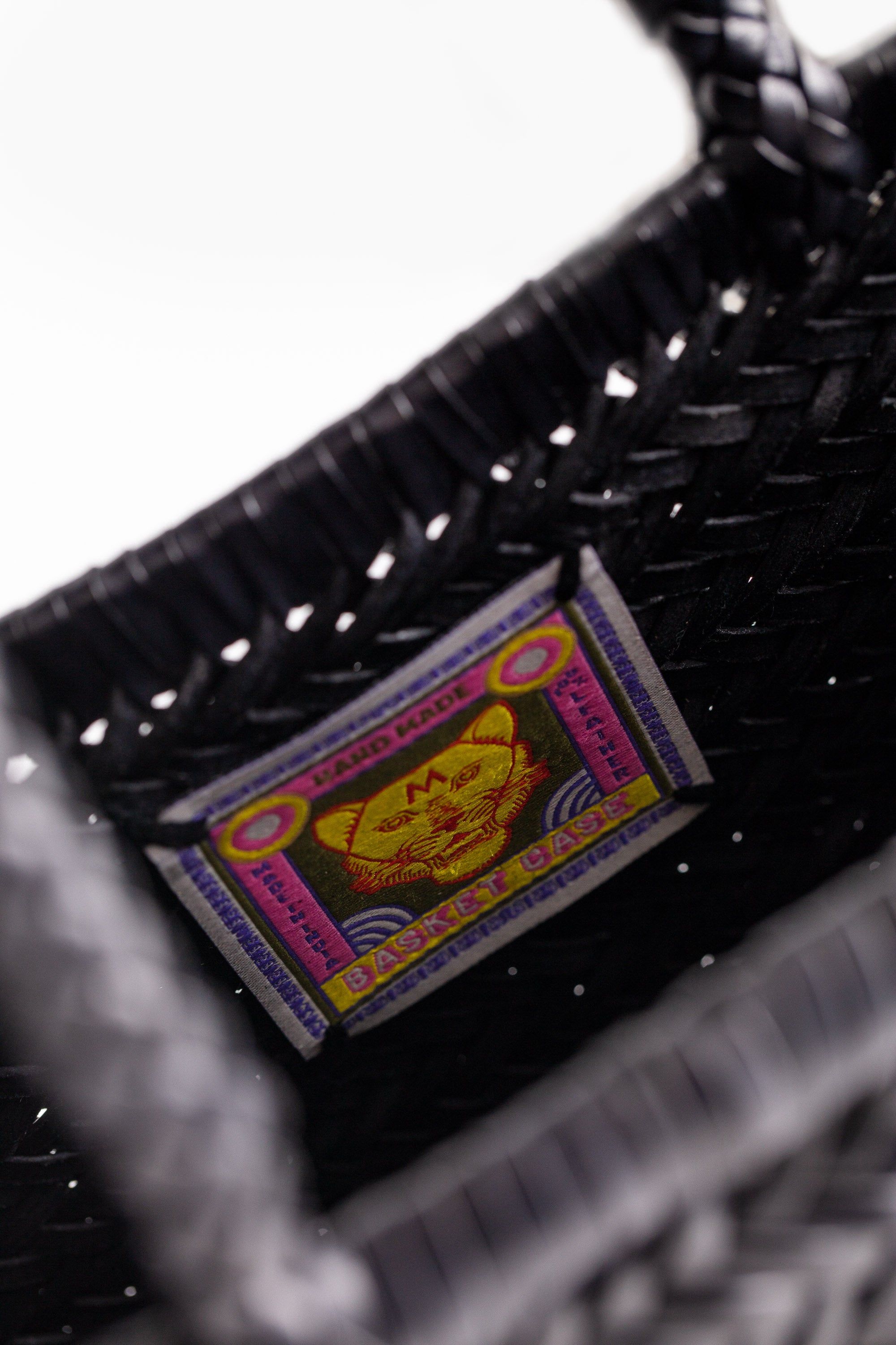 Basket Case Kerala Leather Carryall - Black sold by MOTHER product image thumbnail 6