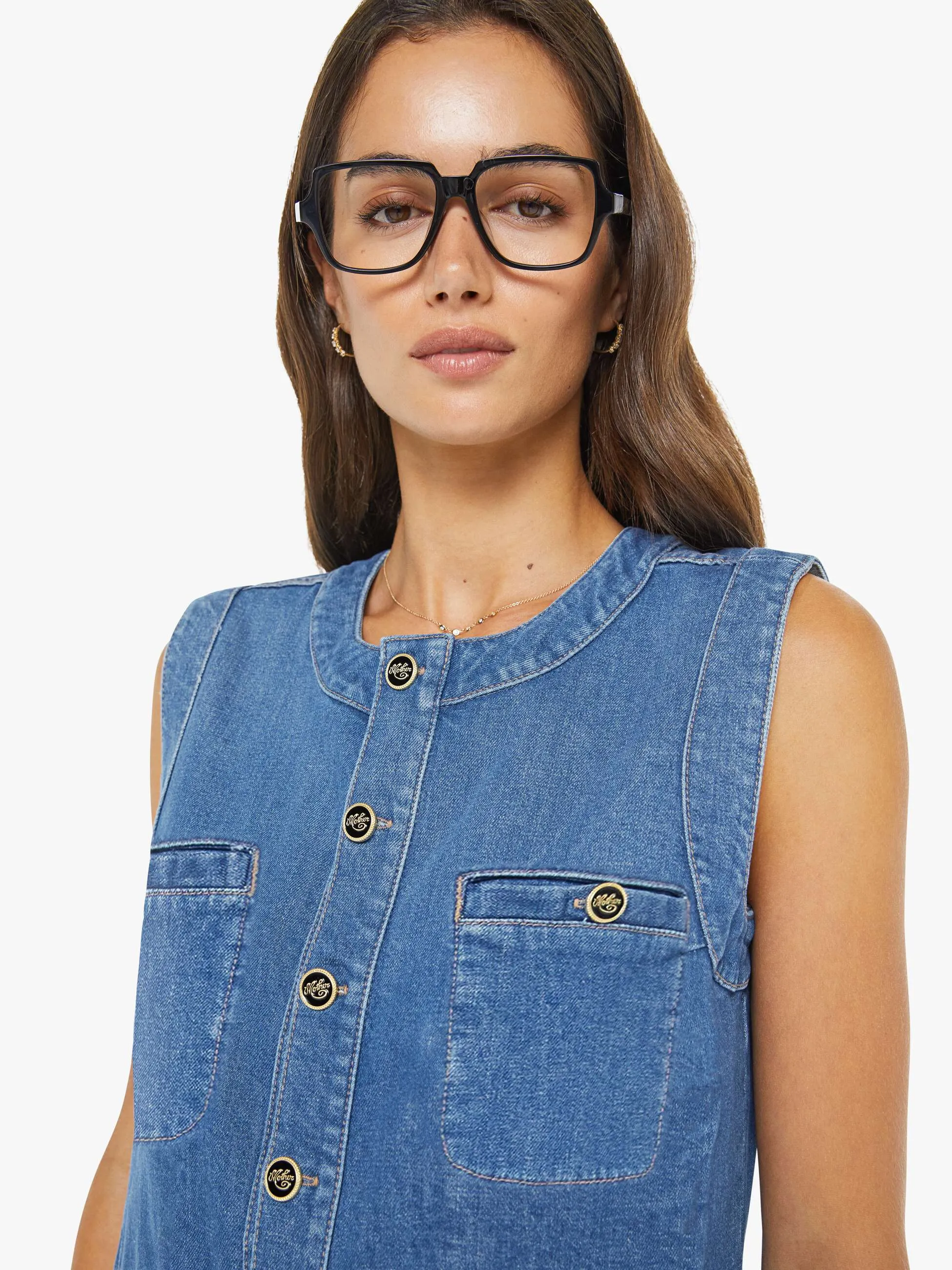 The Stashed Picky Mini Dress - Whisk Me Away sold by MOTHER product image thumbnail 5