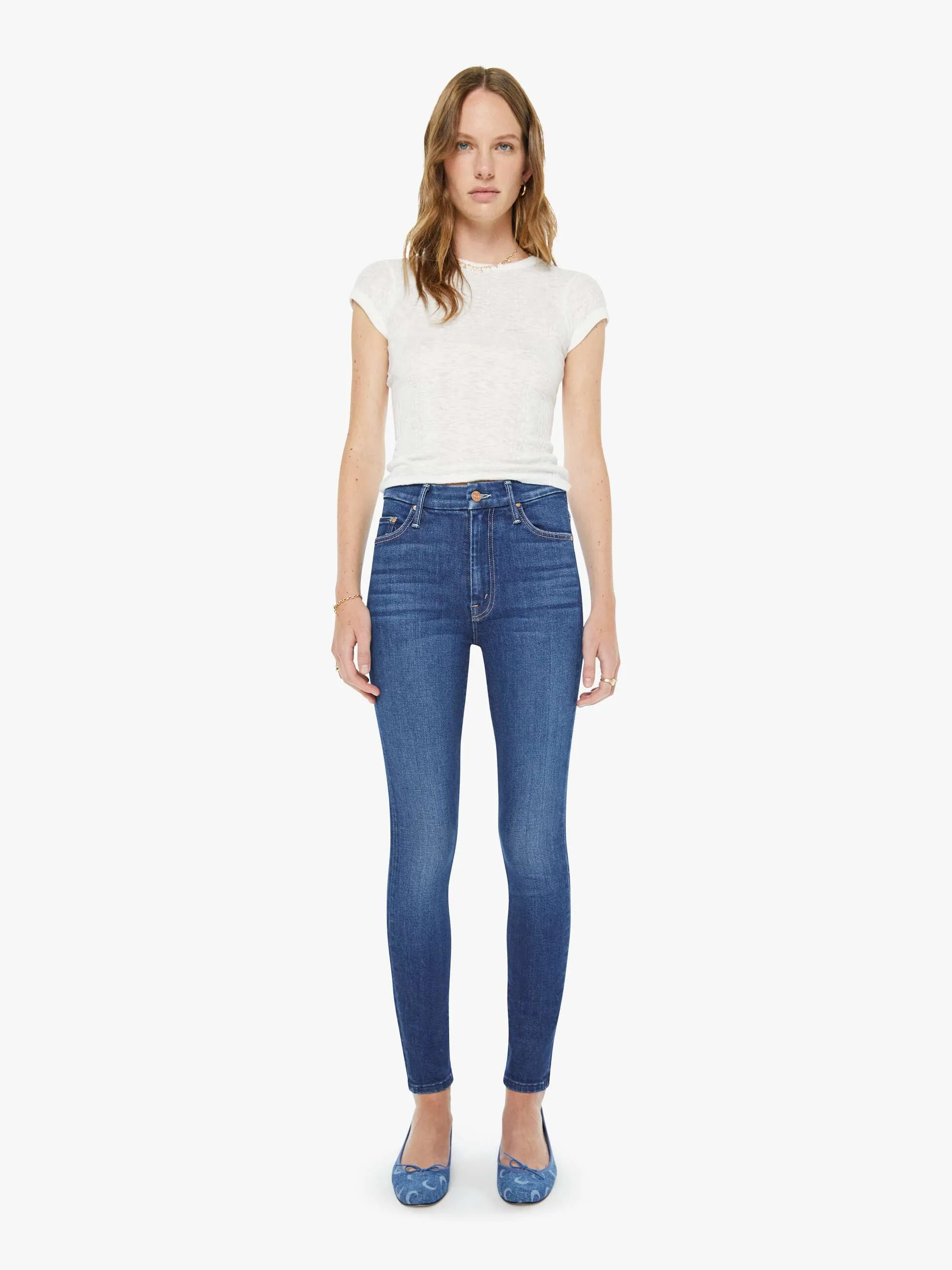 High Waisted Looker - Cocktail Hour sold by MOTHER